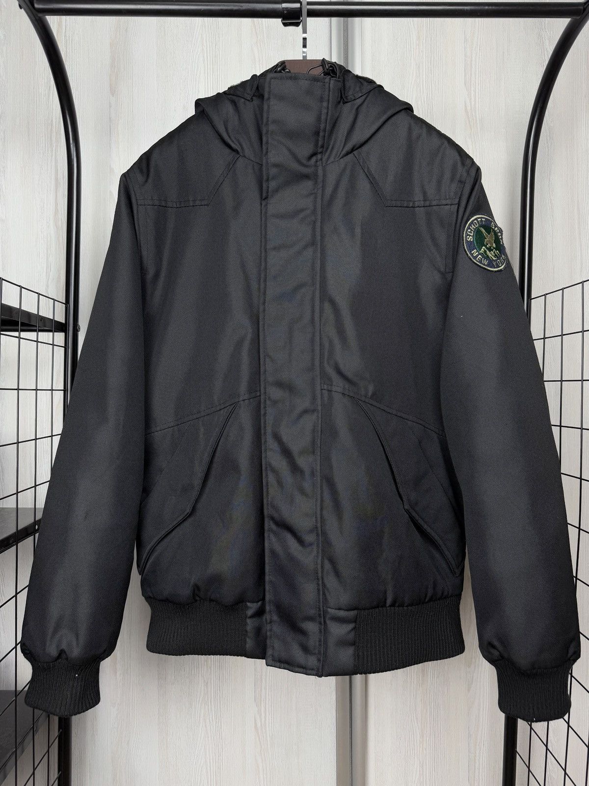Schott Rancher x Schott Bro NYC Bomber Jacket Hooded USA Western Size US XL / EU 56 / 4 - 3 Thumbnail