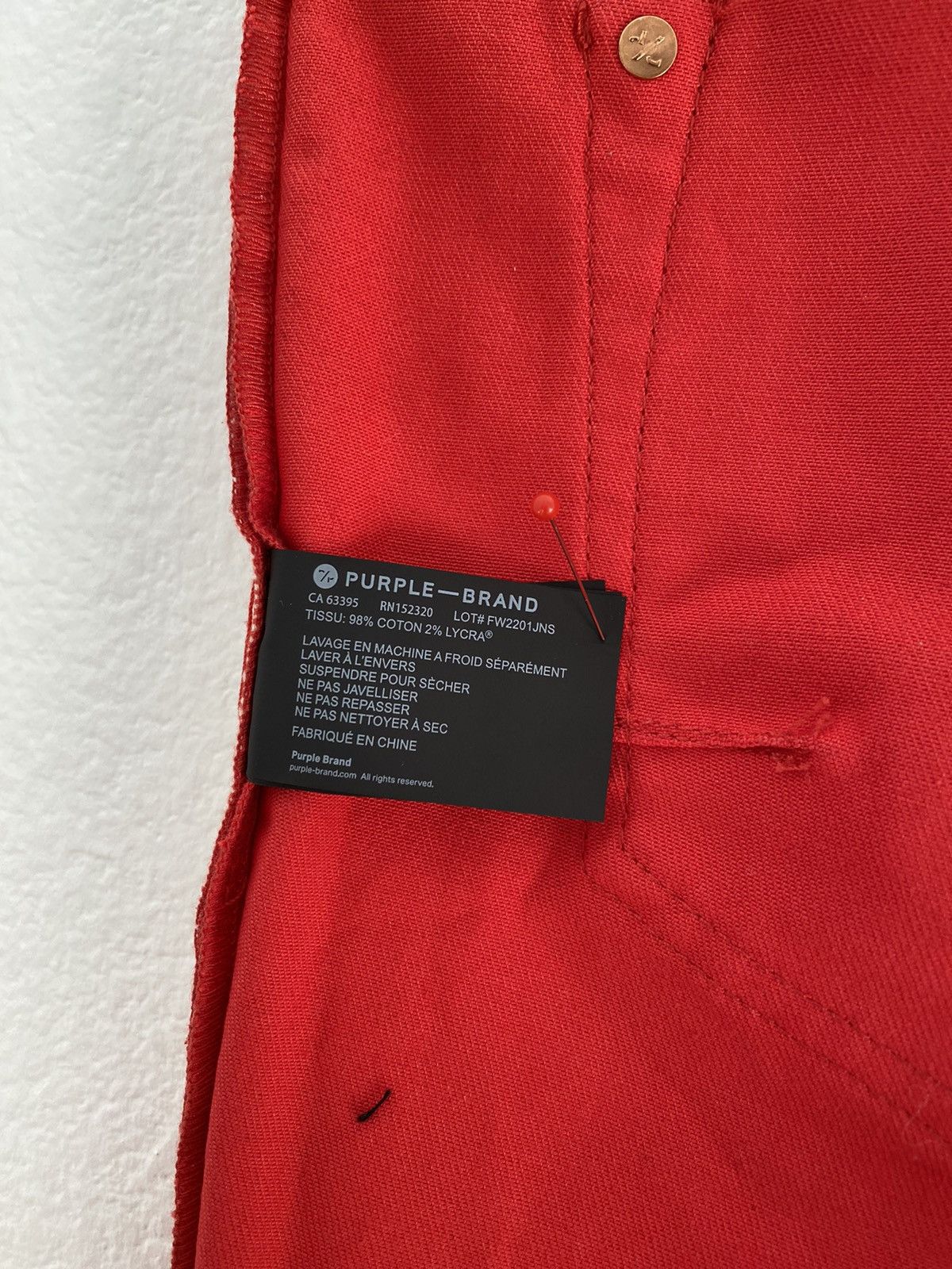 Purple Brand PURPLE BRAND PANT’ Size US 33 - 10 Thumbnail