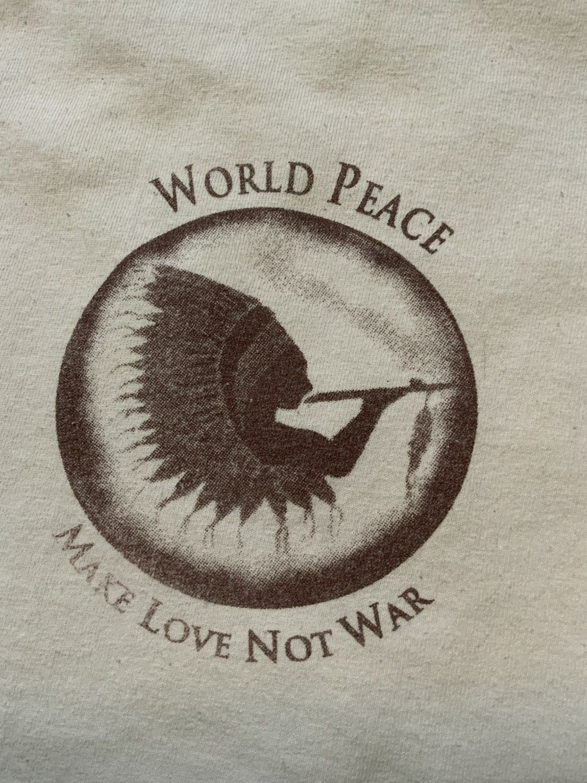 Other Legends Native American World Make Love Not War T-Shirt Size US L / EU 52-54 / 3 - 8 Thumbnail