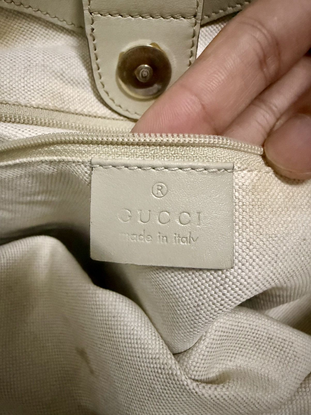 Gucci Vintage Gucci Sukey beige GG Canvas Size ONE SIZE - 13 Thumbnail