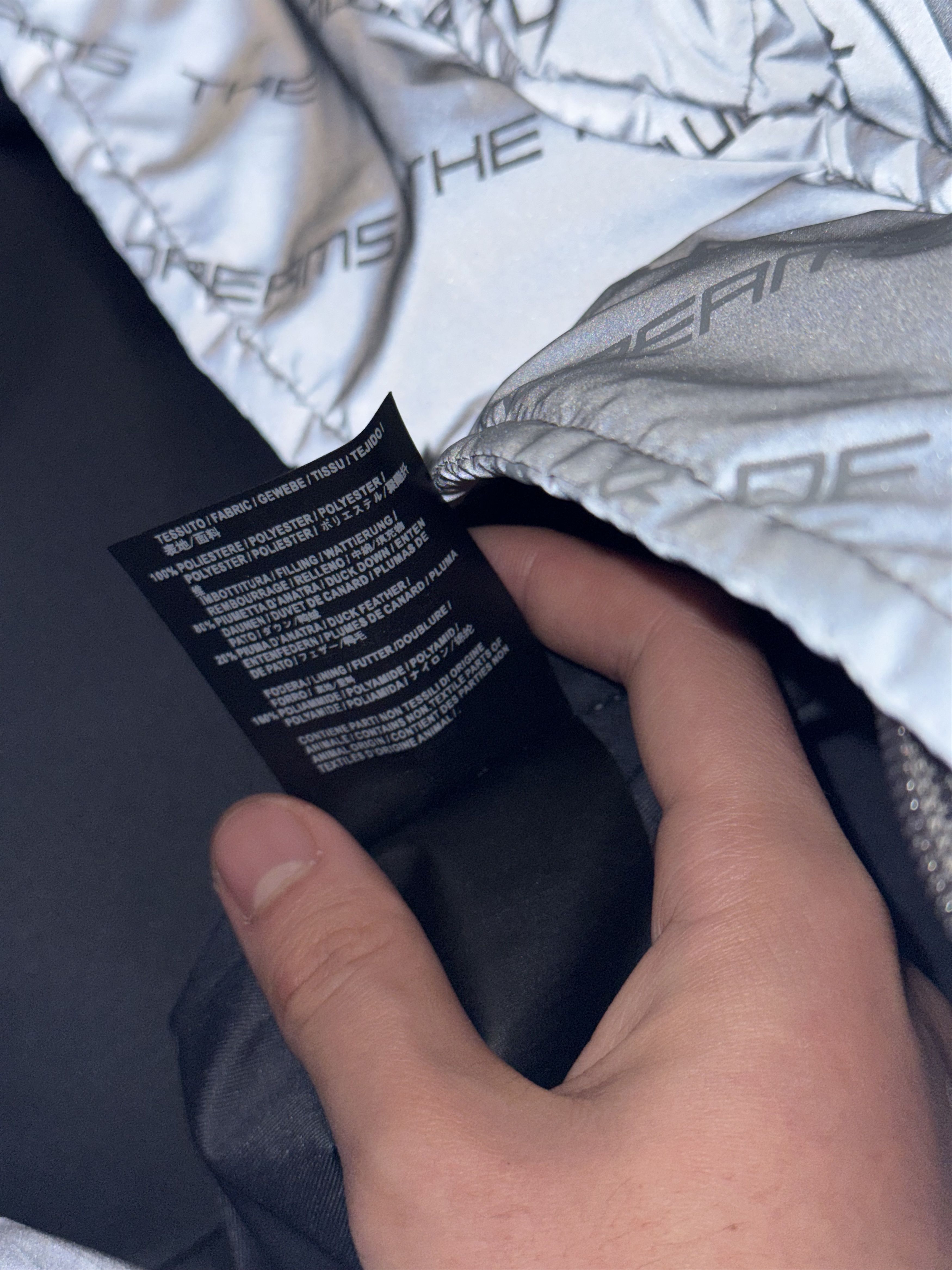 Balenciaga Balenciaga Reflective Power of Dreams Puffer Jacket Size US XS / EU 42 / 0 - 12 Thumbnail