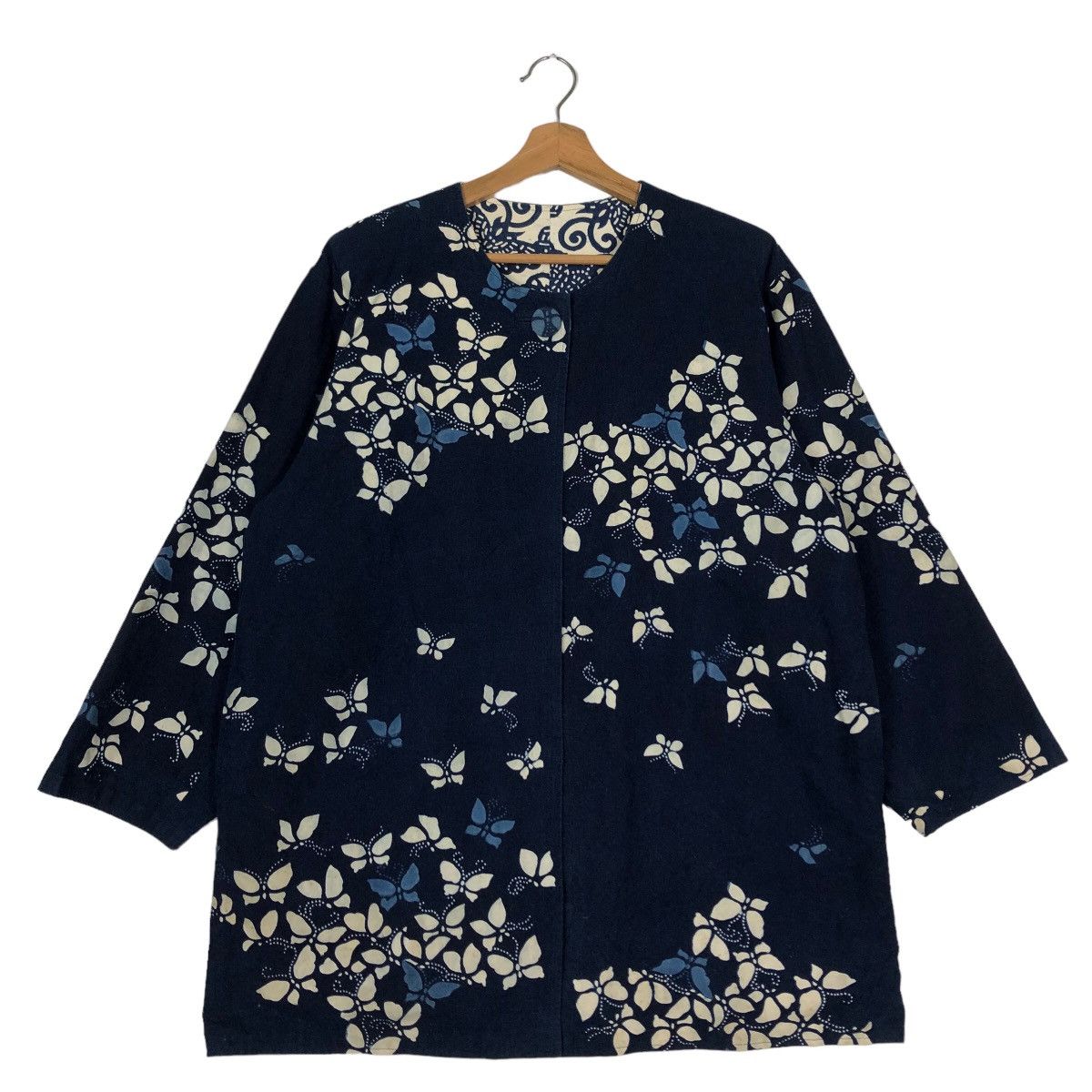 Blue Blue Japan Vintage Full Print BlueBlue Japan Design Jacket Traditional Size US M / EU 48-50 / 2 - 2 Thumbnail