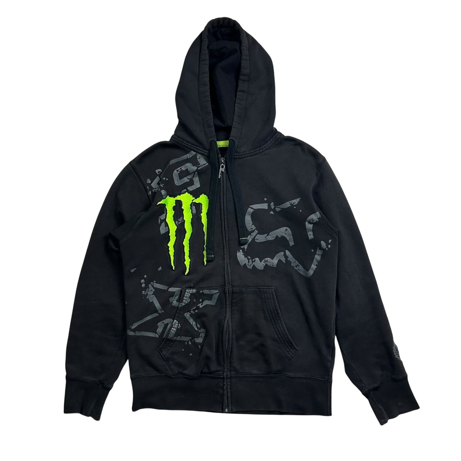 Fox Racing × Vintage Faded 90s Fox Racing Monster Hoodie | Grailed