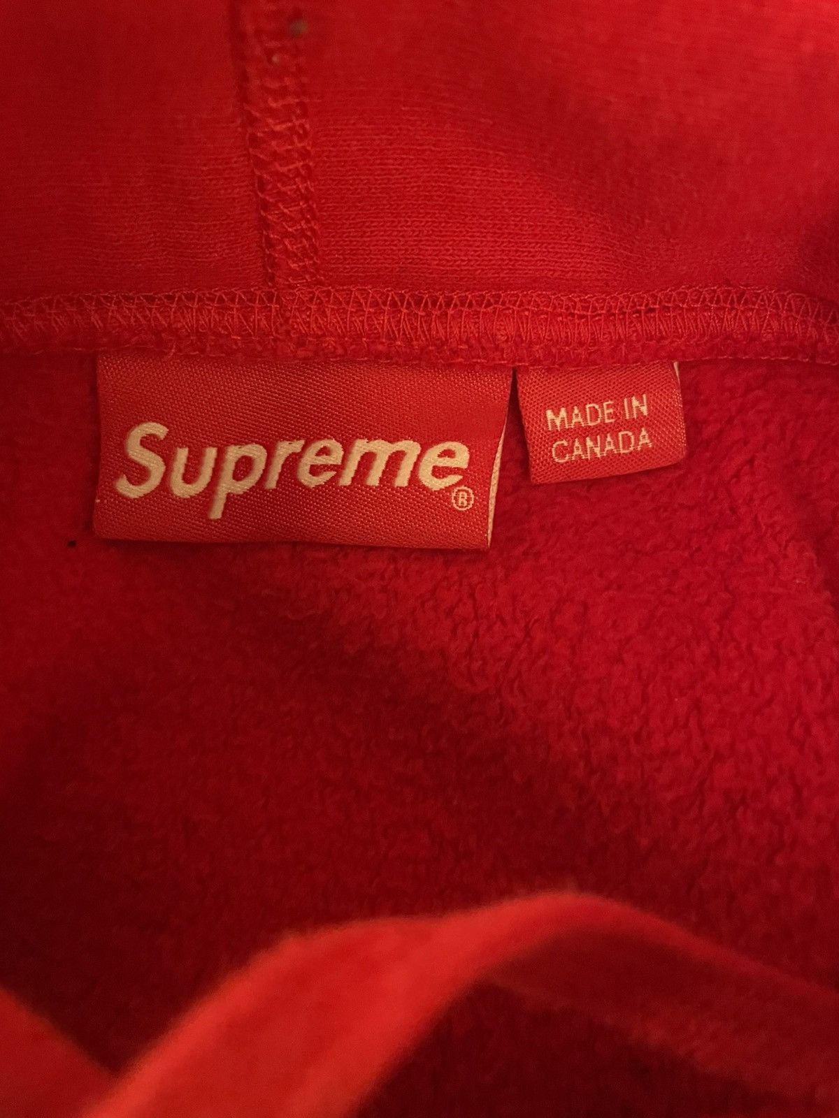 Supreme Supreme Studded Back Hooded Sweatshirt Red Size US L / EU 52-54 / 3 - 4 Thumbnail