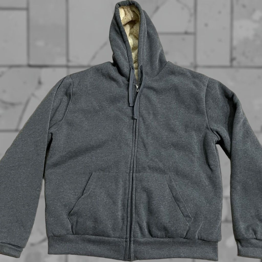 Vintage Geek Lighting Hoodie Womens 2XL Gray Jacket Size XXL / US 16-18 / IT 52-54 - 1 Thumbnail