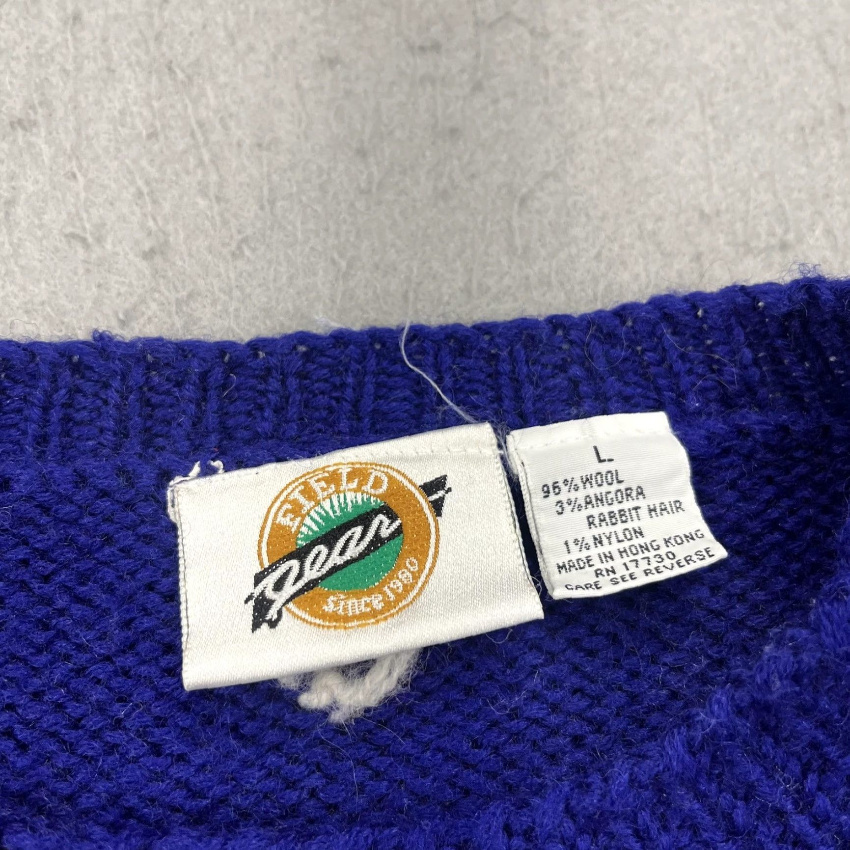 Vintage VINTAGE Field Gear Sweater Womens Large Blue Wool Angora Nylon Crew Neck Long Sleeve Polka Dot Snow Scene Christmas Ugly Christmas Holiday 90s Size L / US 10 / IT 46 - 5 Thumbnail