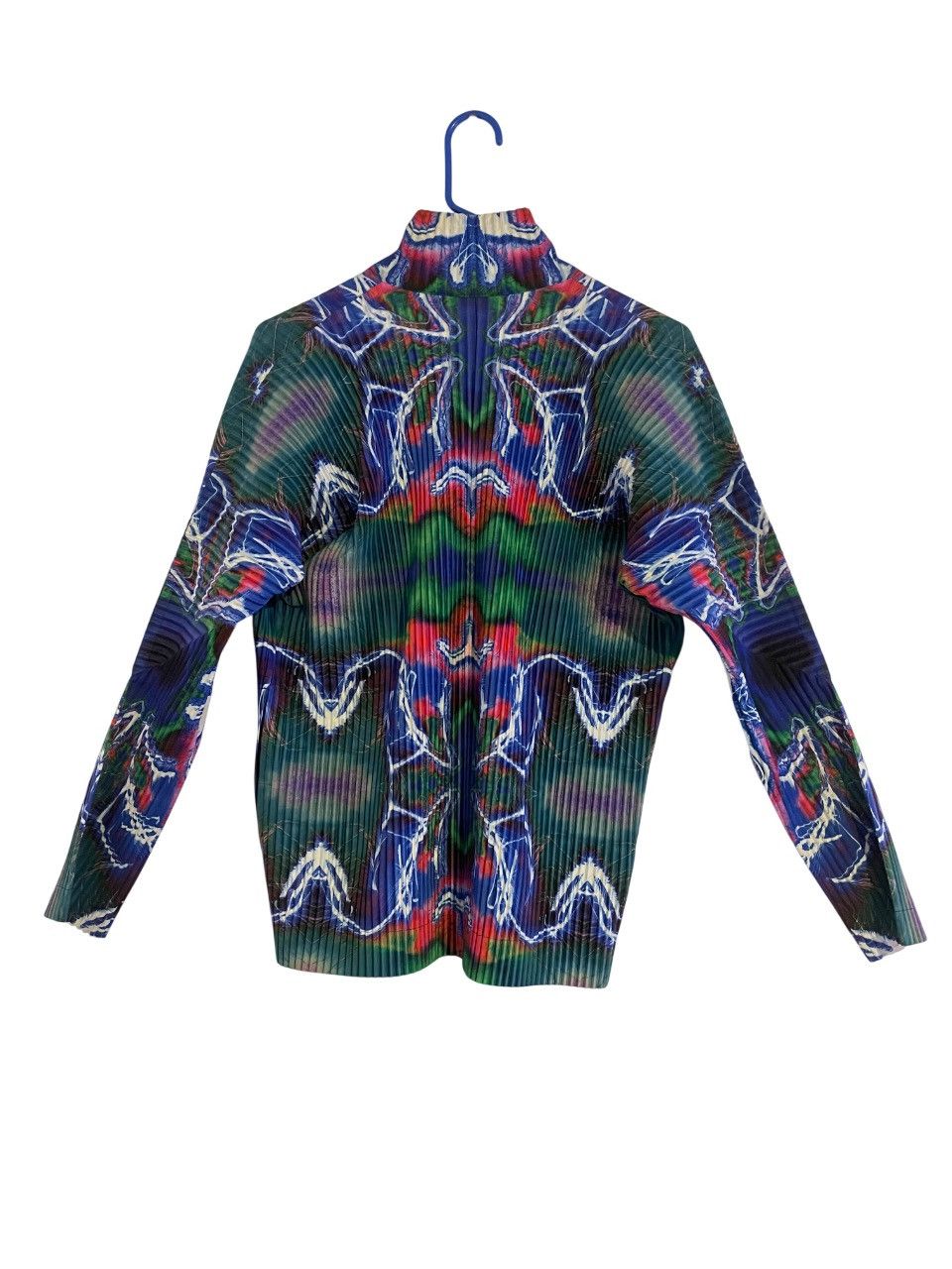 Issey Miyake Issey Miyake Men F/W 14 “Psychedelic” Pleated Track Jacket Size US S / EU 44-46 / 1 - 2 Thumbnail