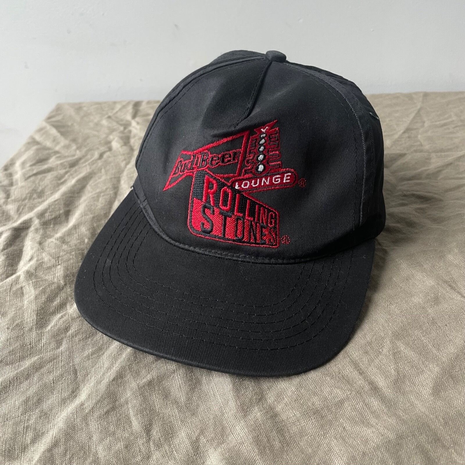 Band Tees The Rolling Stones Budweiser Bud Beer Vintage 90s Cap 9118AC Size ONE SIZE - 1 Thumbnail