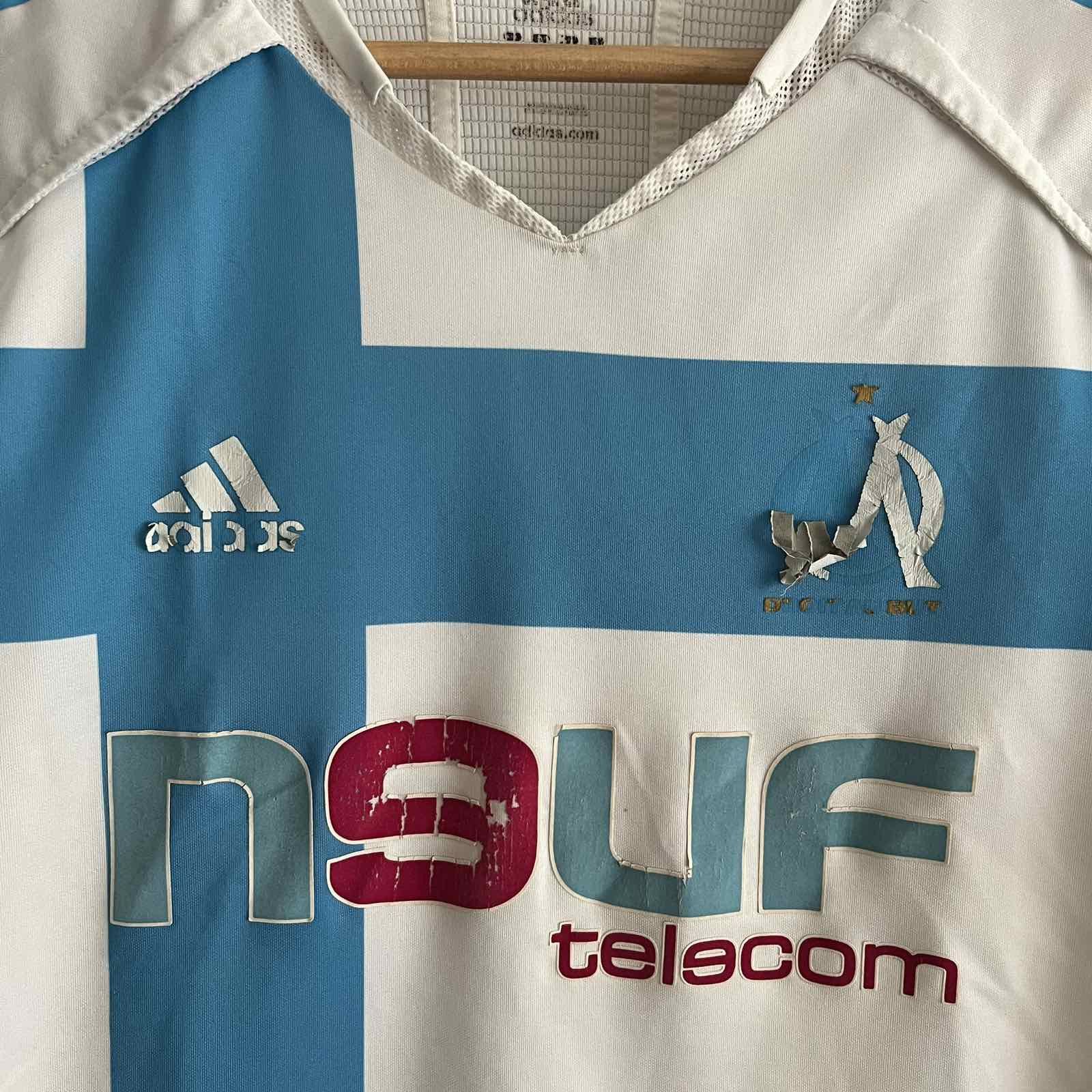 Adidas × Vintage Vintage adidas Olympique de Marseille Neri Soccer jersey Size US L / EU 52-54 / 3 - 6 Thumbnail