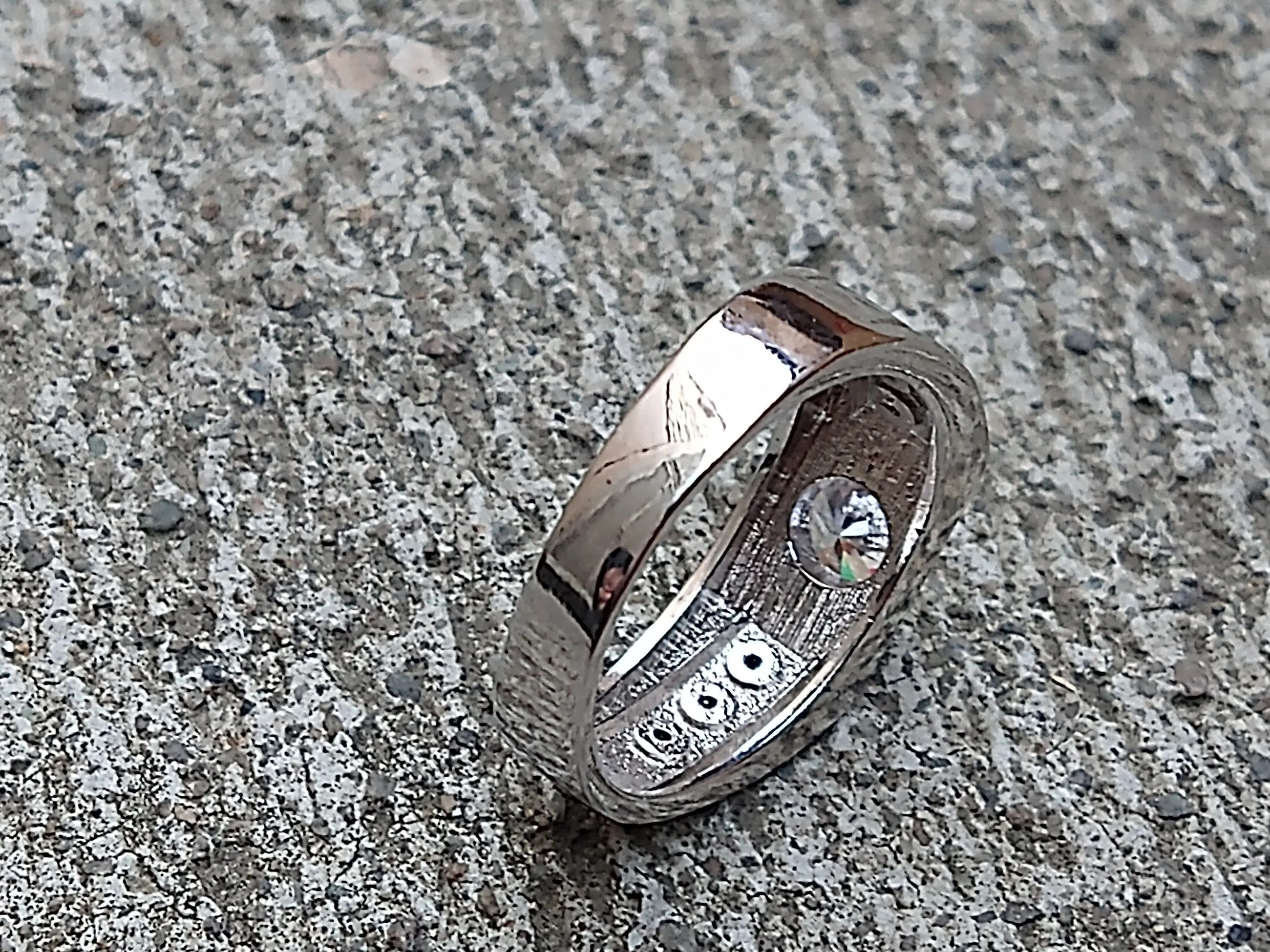 Sterling Silver Sterling Silver Ring Size 8.75 Clear CZ Round Band Size ONE SIZE - 11 Thumbnail