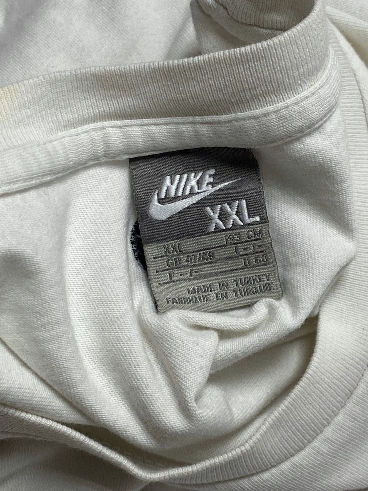 Nike 00s Vintage NIKE MANCHESTER UNITED Big Logo White Tee Size US XL / EU 56 / 4 - 3 Thumbnail