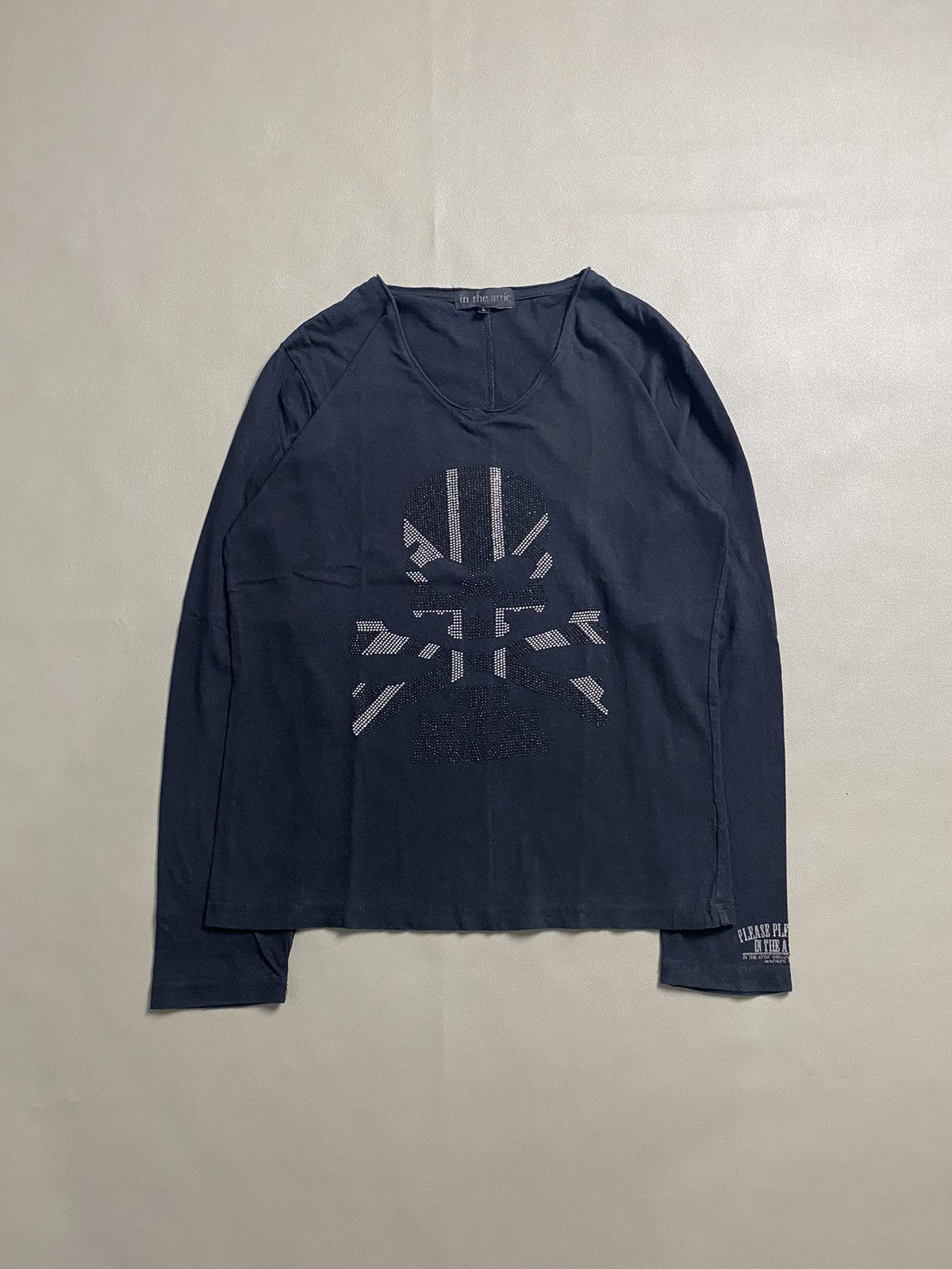If Six Was Nine × In The Attic × Le Grande Bleu (L.G.B.) In The Attic Skull Glitter Longsleeve Size US M / EU 48-50 / 2 - 1 Thumbnail