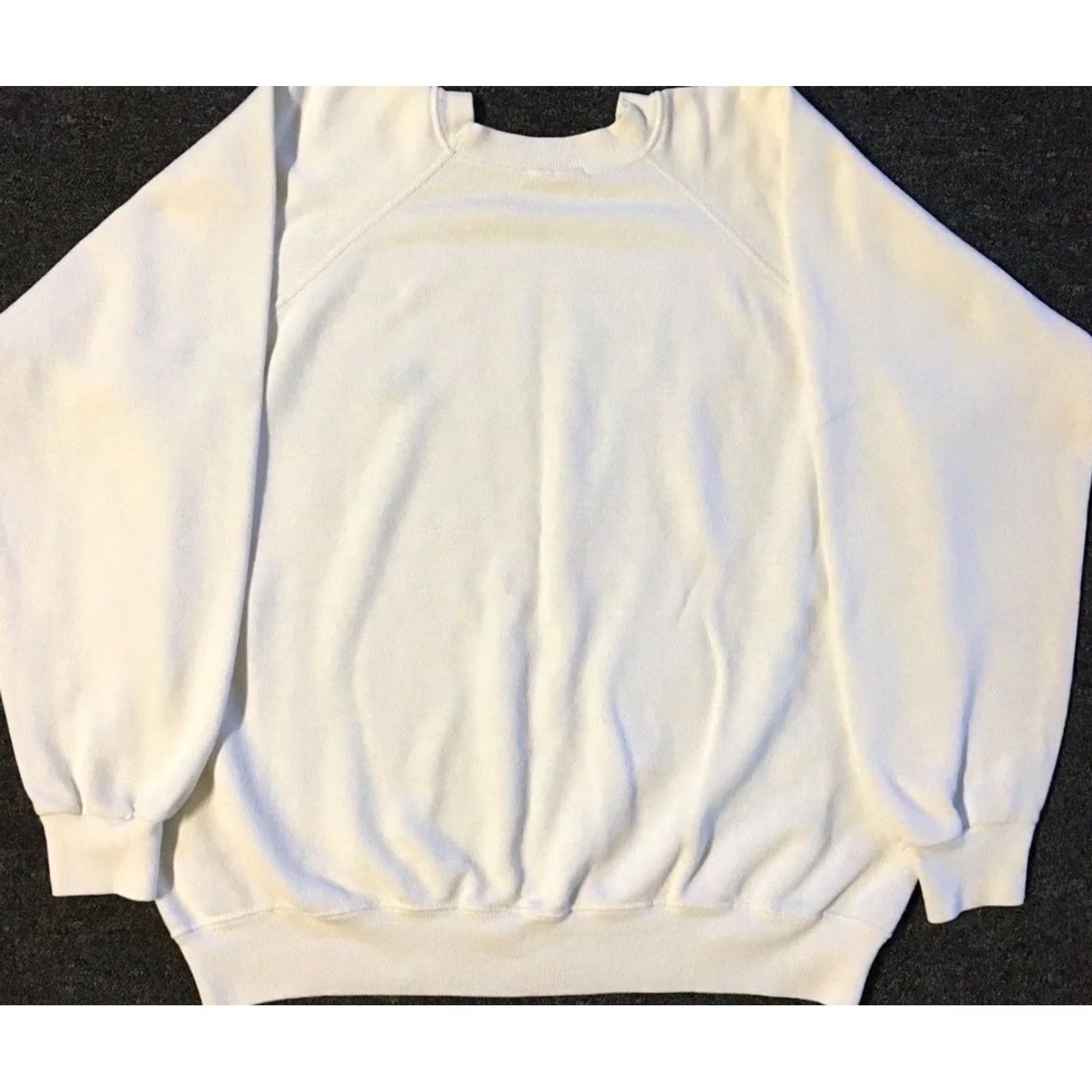 Vintage VINTAGE US Navy Sweatshirt S Boxy 80s 90s USA Military Army Grunge Cuba Guantanamo Bay White Shirt Mens Size US S / EU 44-46 / 1 - 6 Thumbnail