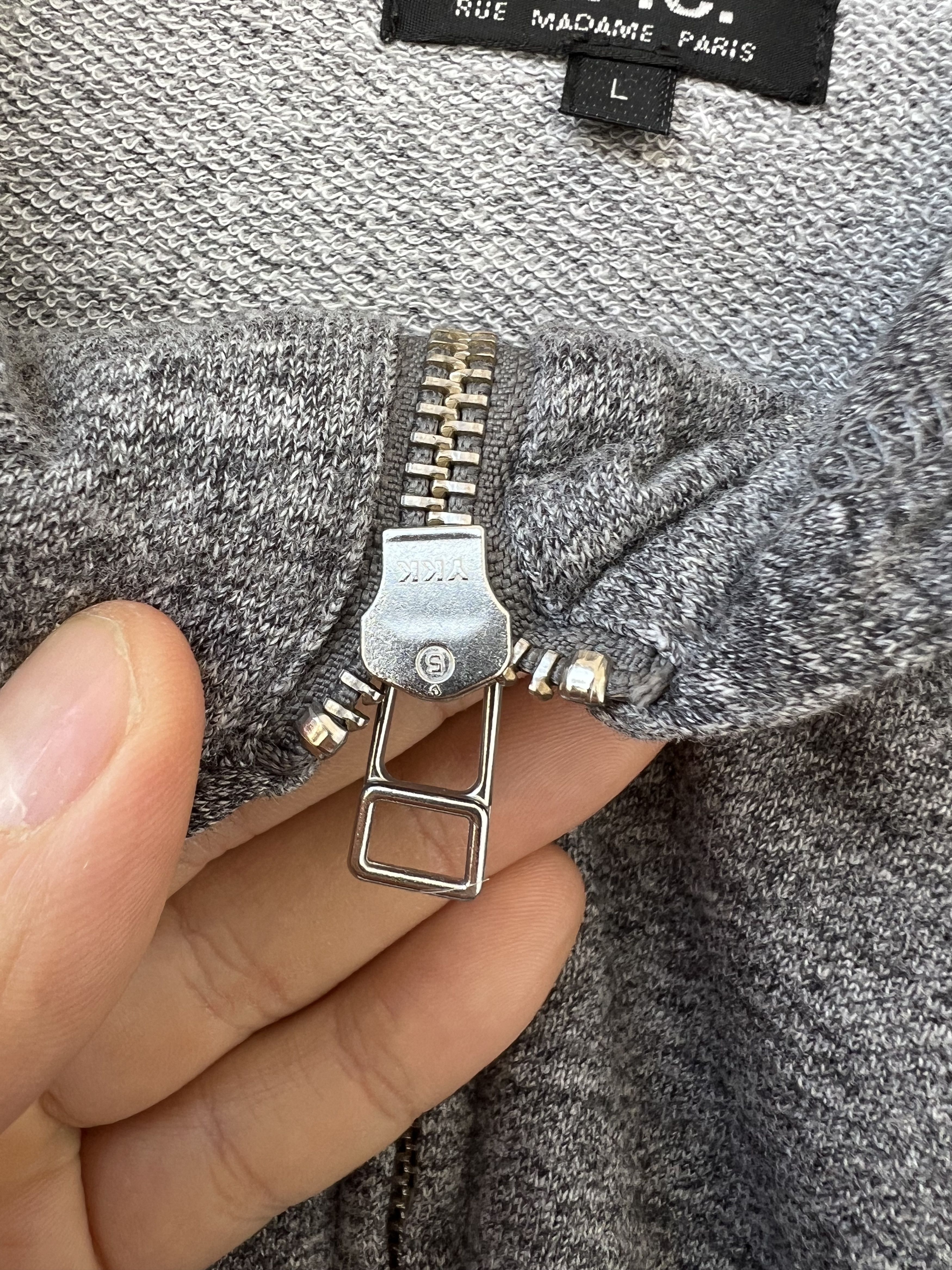 A.P.C. A.P.C. Zip Hoodie L Size US L / EU 52-54 / 3 - 3 Thumbnail