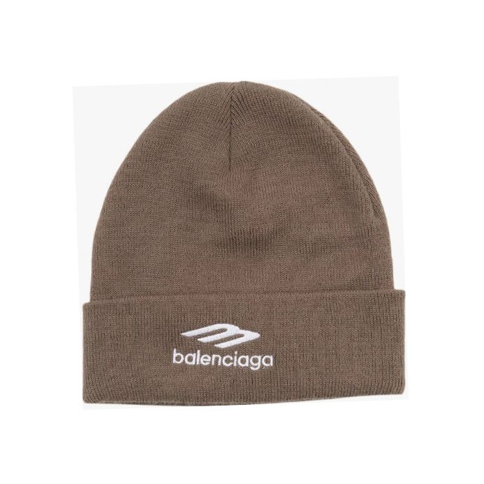 Balenciaga o1la1rc1a0824 Size: 2 / 3B Sports Icon Beanie / Hat in Brown Size ONE SIZE - 1 Preview