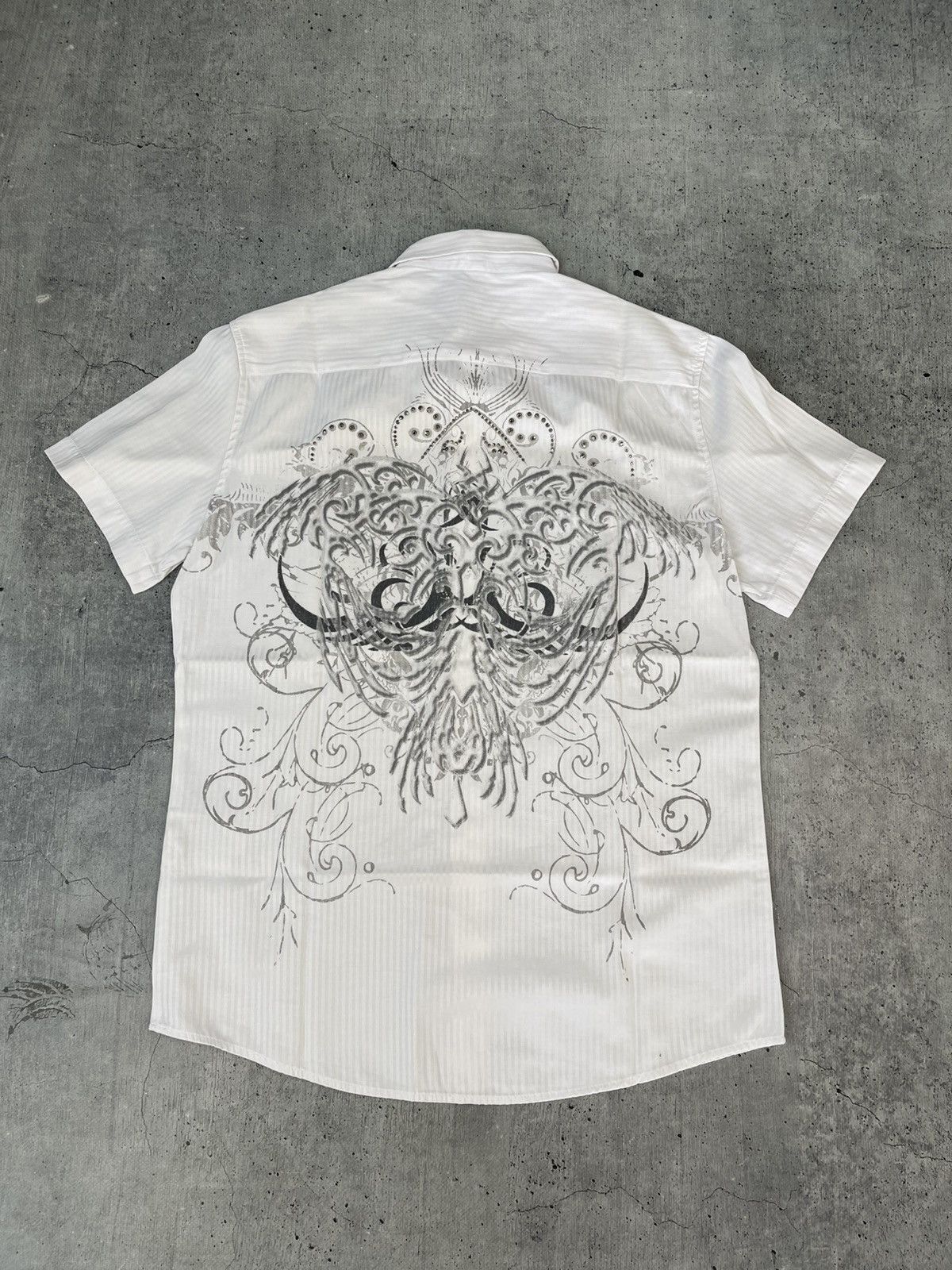 Affliction Y2K Japanese 🇯🇵 C-Brand Avant Garde Shirt Streetwear Hype Size US L / EU 52-54 / 3 - 1 Thumbnail