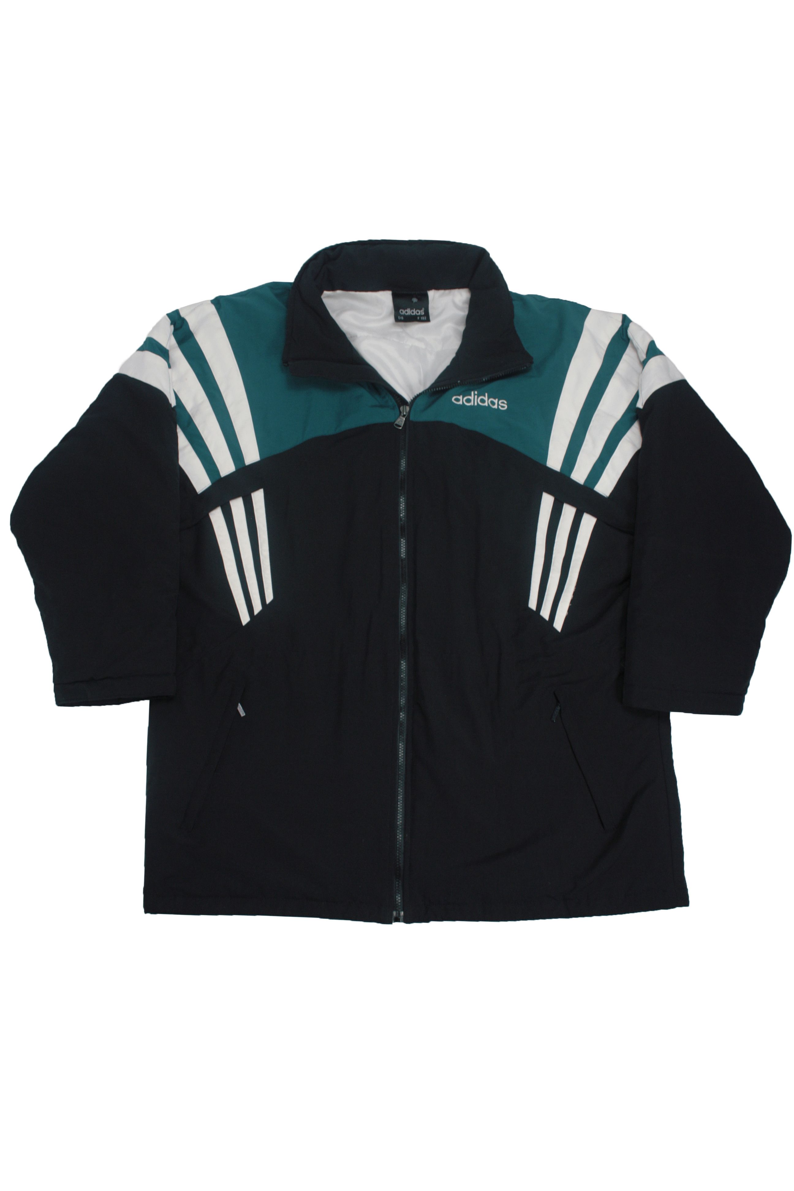 Adidas Adidas 90s Vintage Soccer Padded Long Bench Coat Jacket