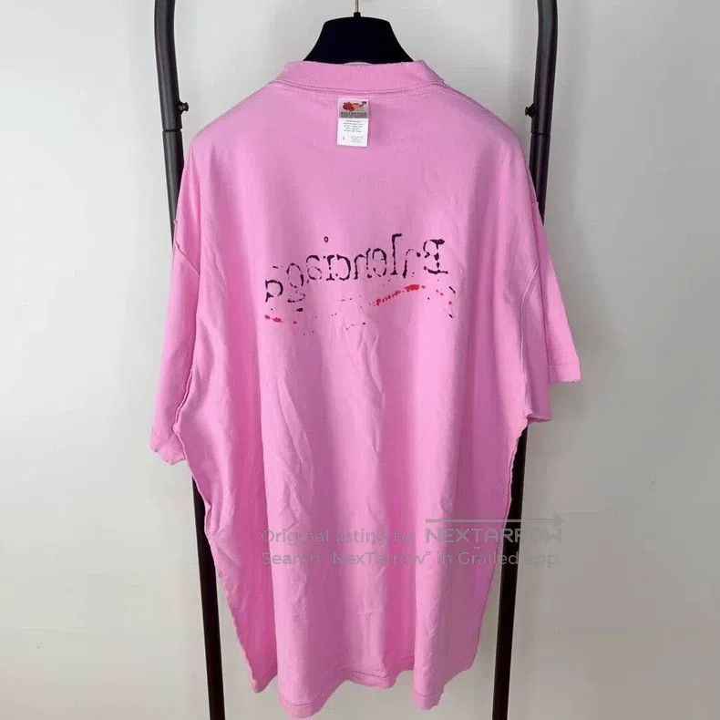 Balenciaga Balenciaga Logo print crew neck short-sleeve T-shirt, wome Size L / US 10 / IT 46 - 3 Thumbnail