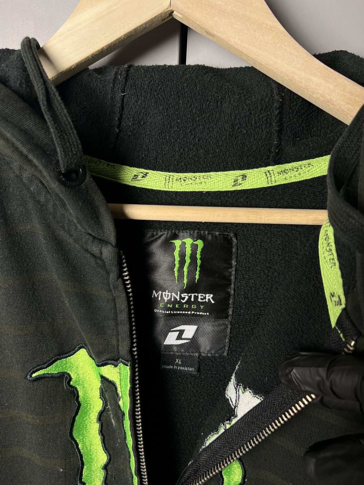Other Vintage Y2K Monster Energy Zip Hoodie Size US XL / EU 56 / 4 - 16 Thumbnail