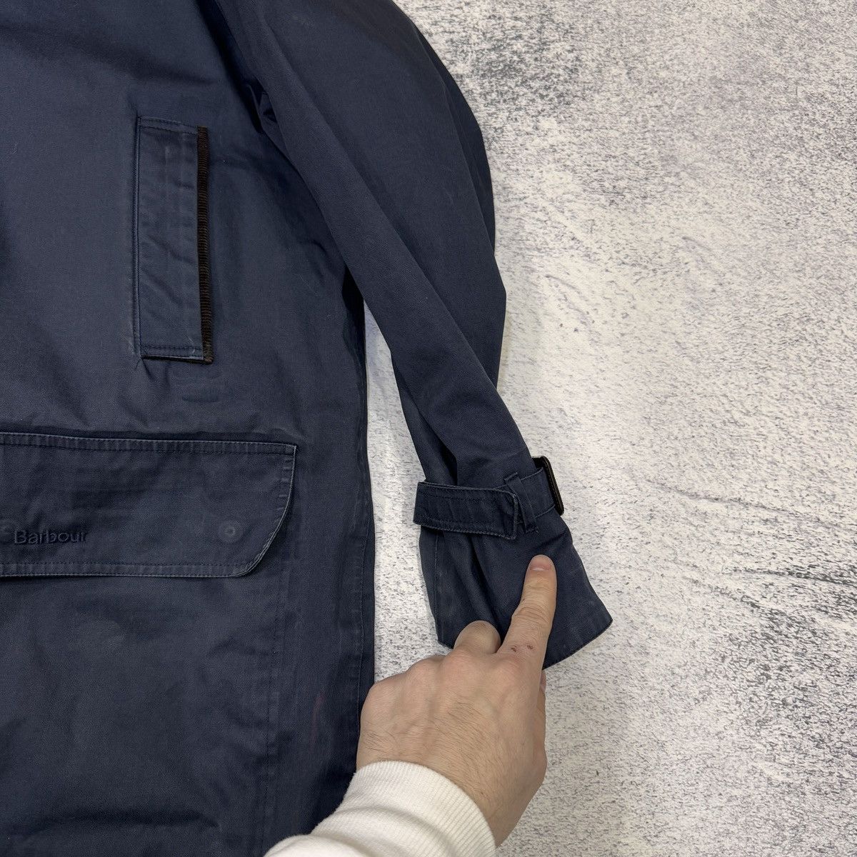 Barbour Barbour Short Riding Mac T154 Navy L size Size US L / EU 52-54 / 3 - 6 Thumbnail
