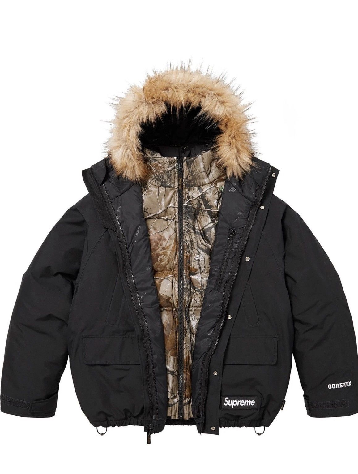 Supreme Supreme 2-in-1 Parka + Reversible Down Liner Jacket - Size S Size US S / EU 44-46 / 1 - 1 Thumbnail