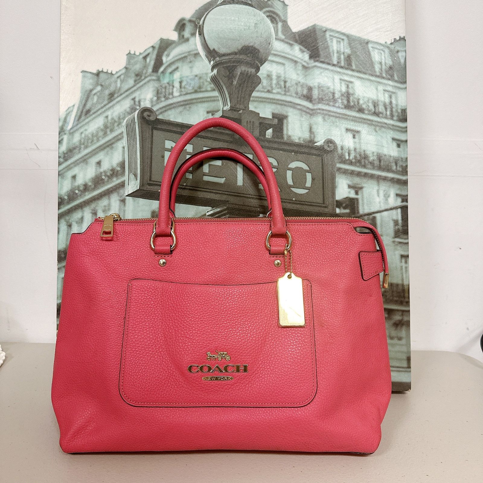 Coach Coach F31467 Emma satchel IN Pink Ruby Size ONE SIZE - 1 Thumbnail