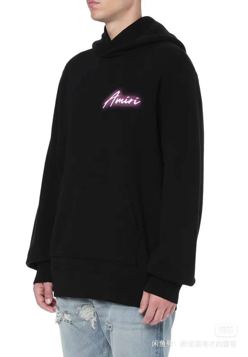 Amiri Amiri neon logo sweatshirt Size US S / EU 44-46 / 1 - 7 Thumbnail
