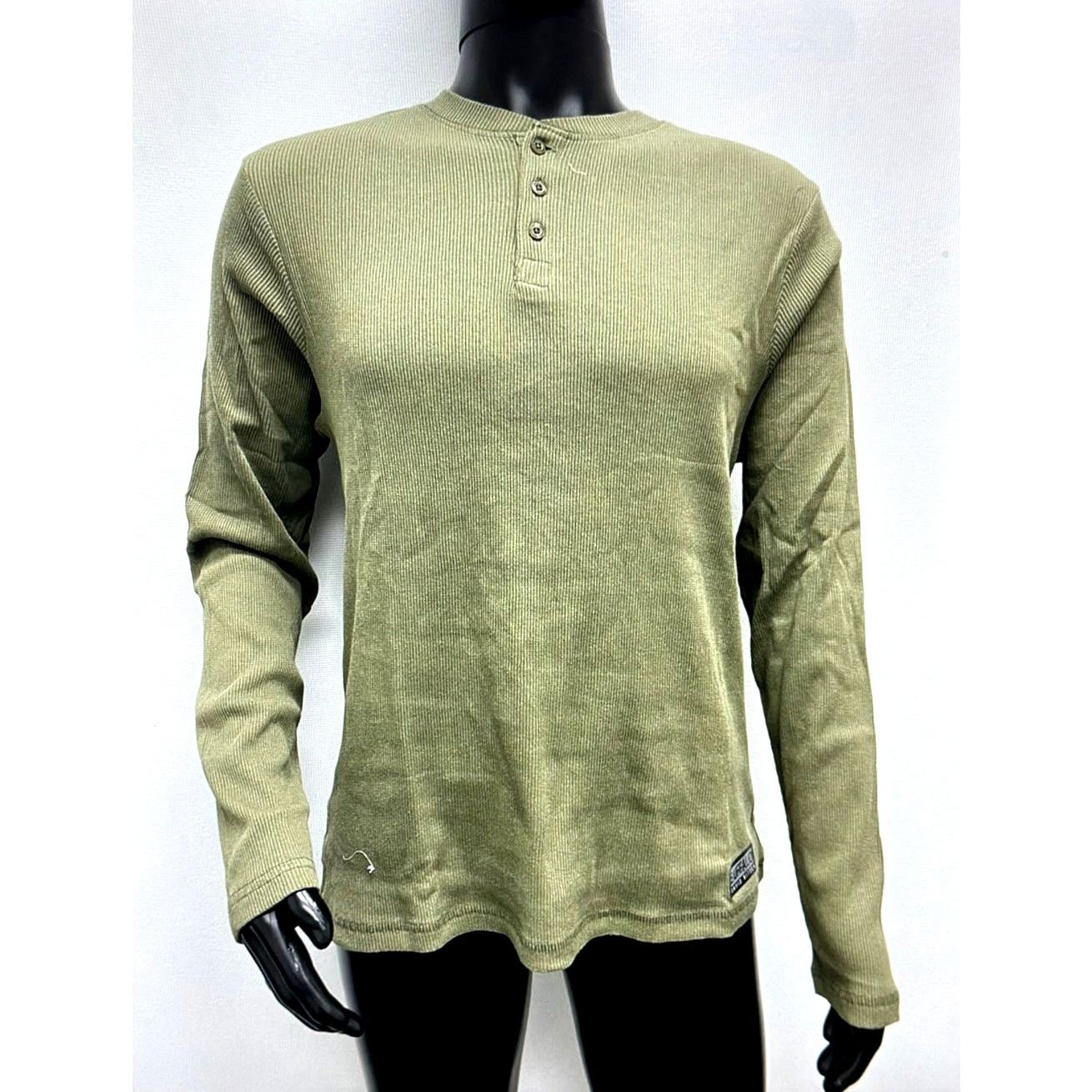 Other Buffalo Nirvana Long Sleeve Henley Olive Mens XXL Size US XXL / EU 58 / 5 - 10 Thumbnail