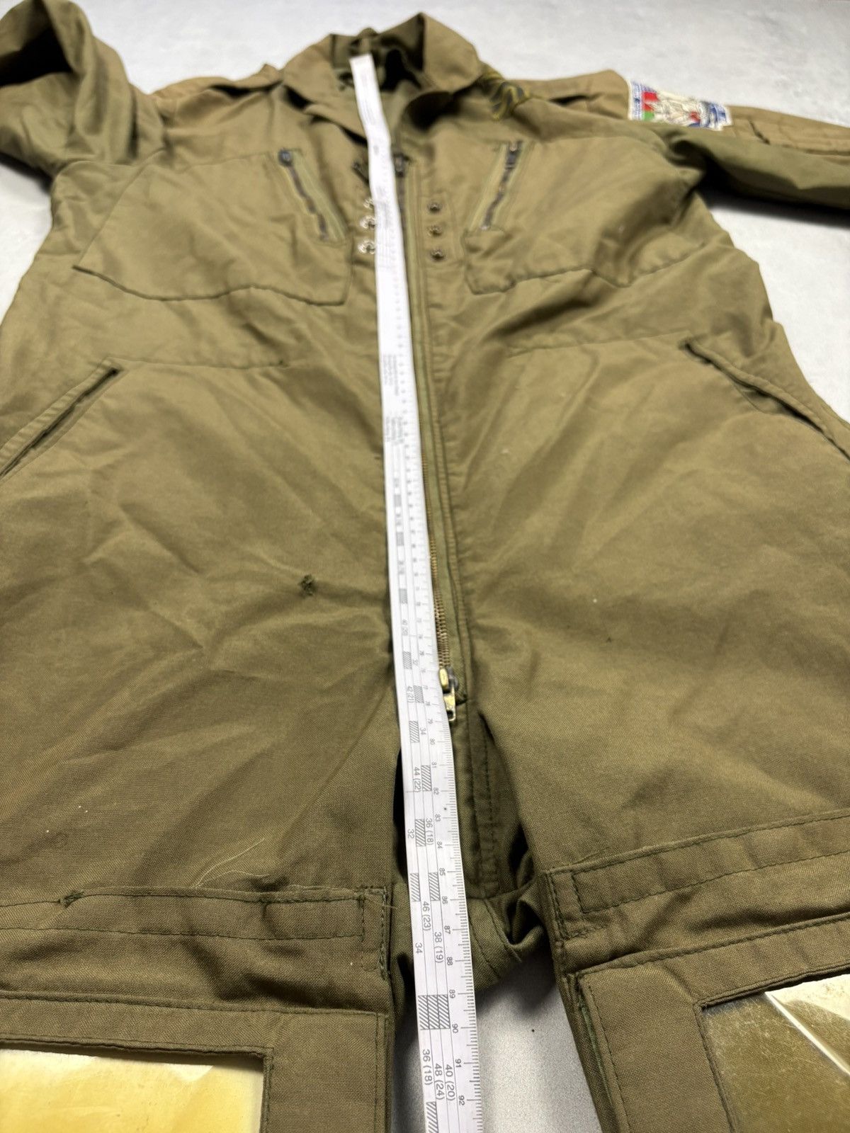 Vintage 1981 RAF MK 14A Flying Suit Olive Military Flight Coverall Size US XXL / EU 58 / 5 - 21 Thumbnail