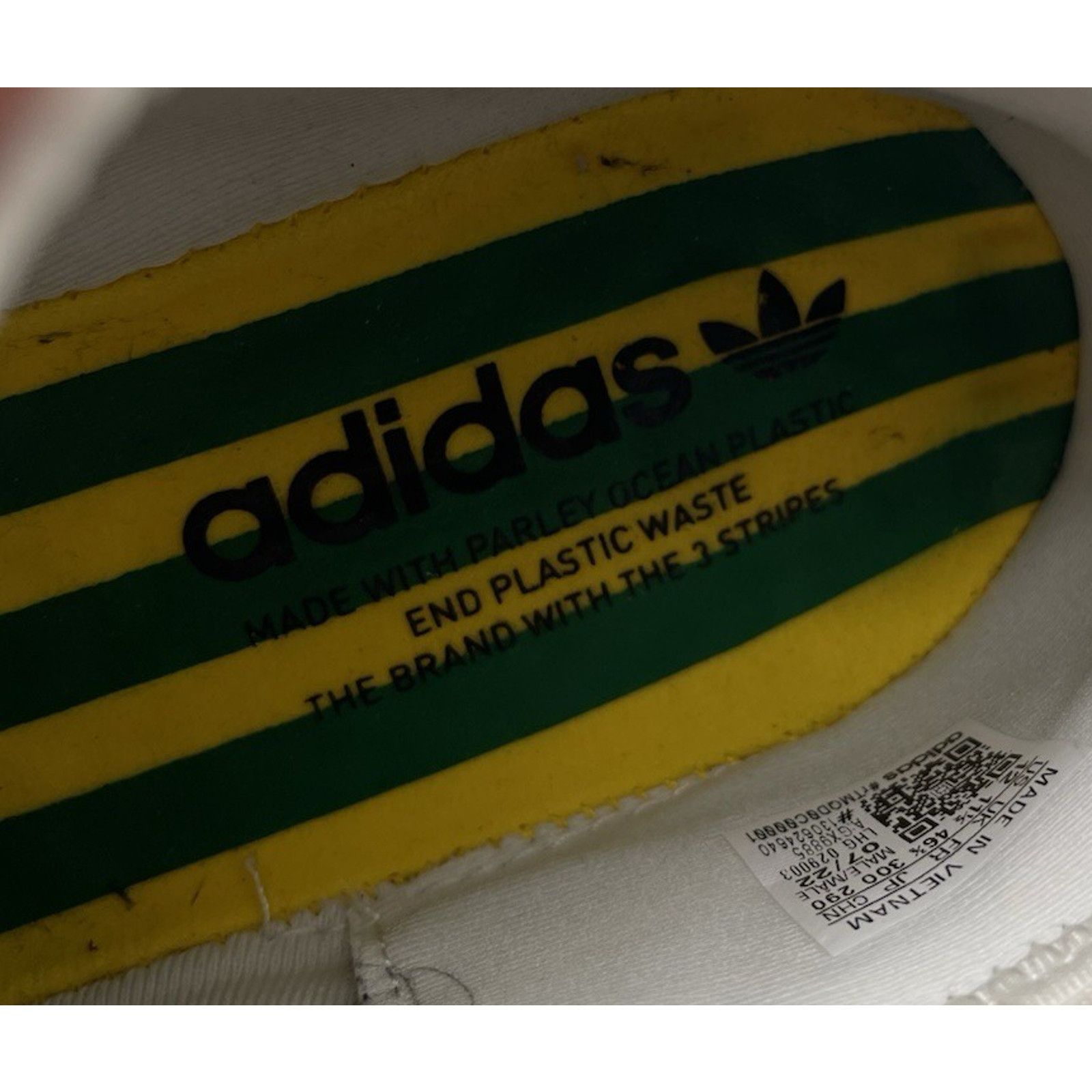 Adidas Adidas White Legacy Jade GZ7947 M SZ 12 Sneakers Like New Size US 12 / EU 45 - 7 Thumbnail