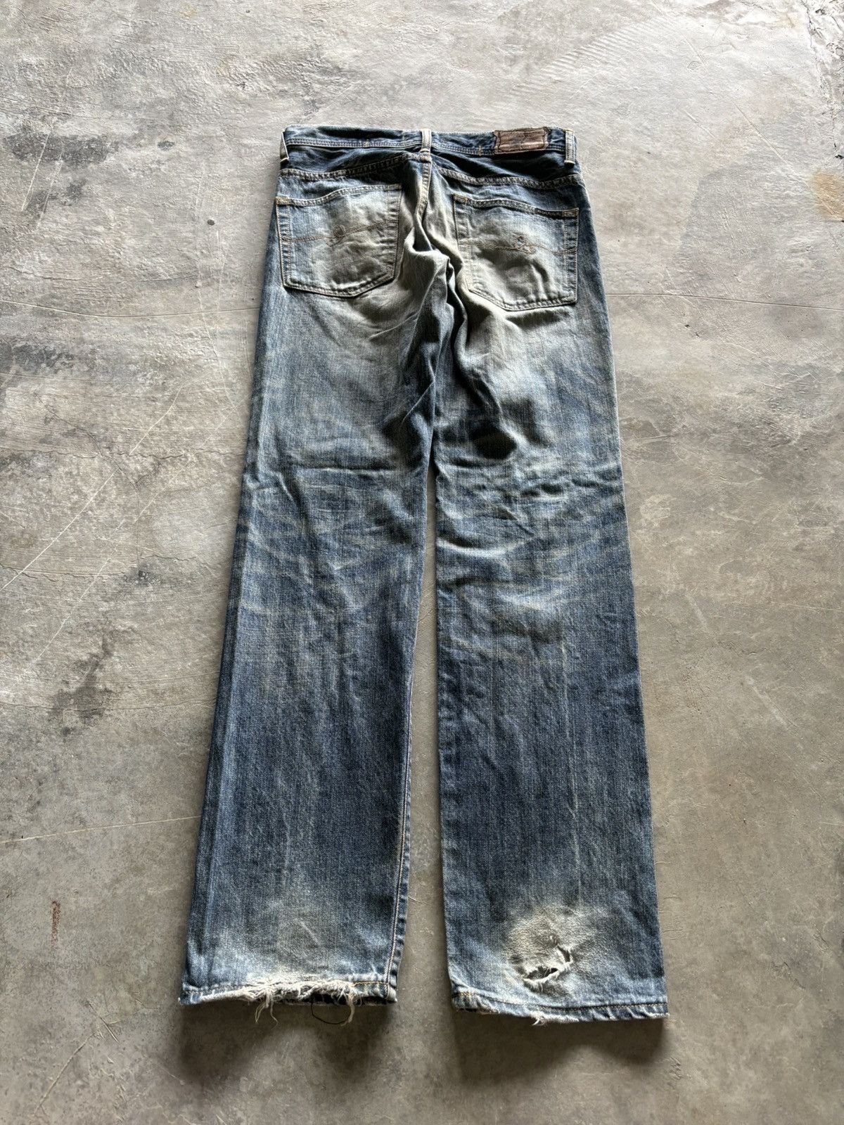 If Six Was Nine vintage blue way luxe japanese jeans sand faded rusty style Size US 32 / EU 48 - 12 Thumbnail