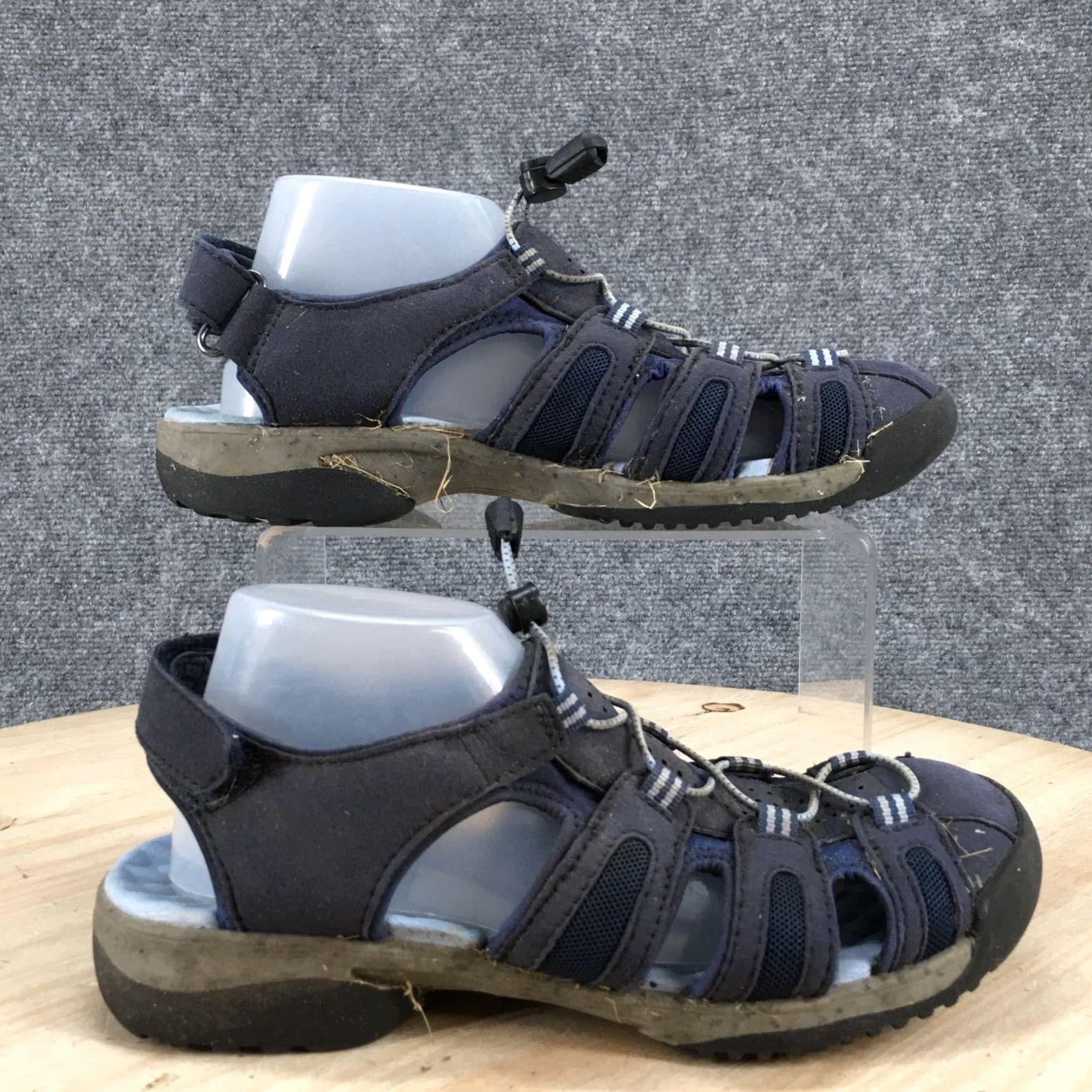 Clarks Clarks Sandals Womens 6.5 M Tuvia Maddee Fisherman Hiking Flats Blue Closed Toe Shoes Size US 7 / IT 37 - 2 Thumbnail