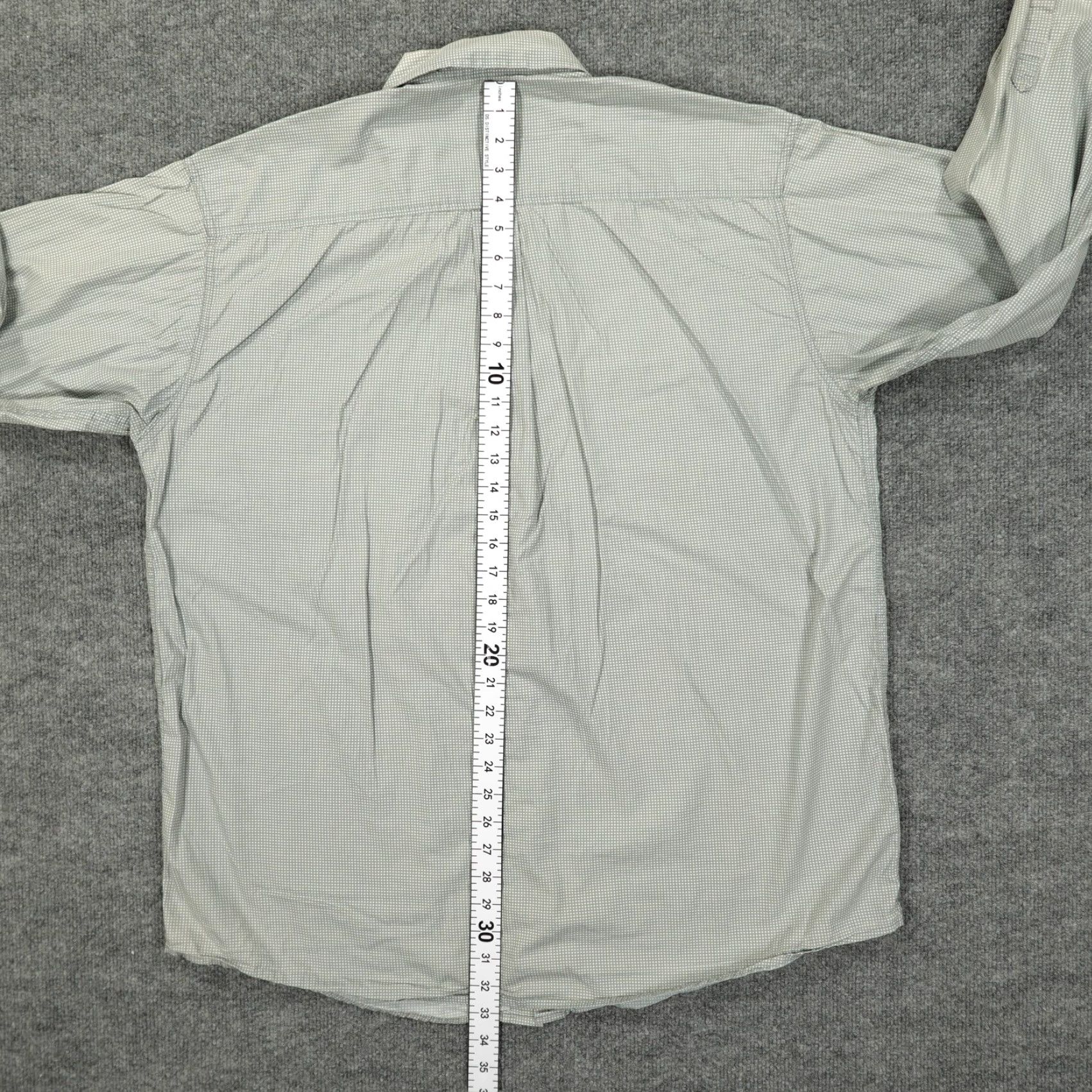 Logo 7 Cinch Shirt Mens XL Gray Micro Dot Button Down Long Sleeve Cotton Western Logo Size US XL / EU 56 / 4 - 7 Thumbnail