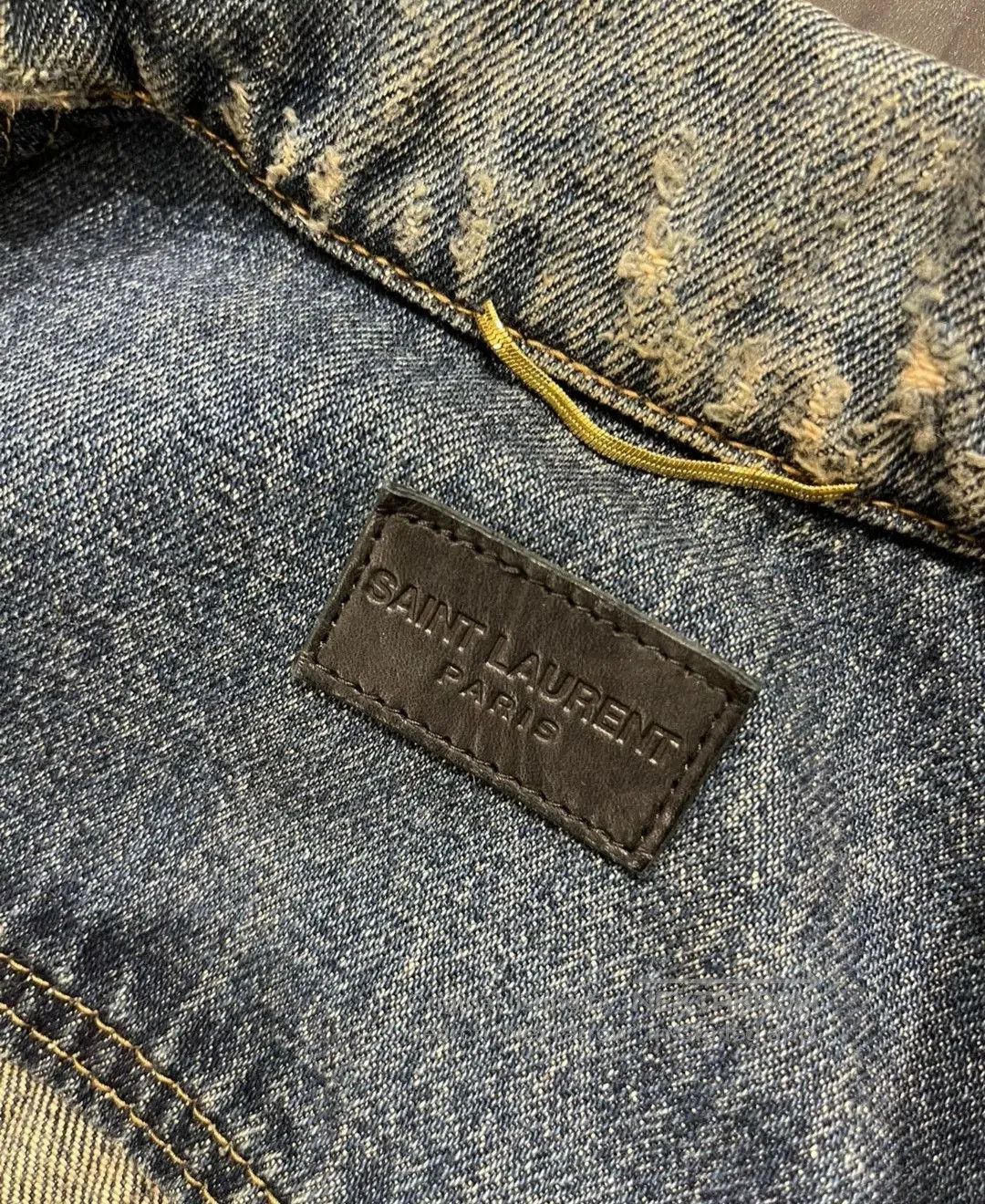 Saint Laurent Paris saint laurent Star denim jacket. Size S / US 4 / IT 40 - 4 Thumbnail