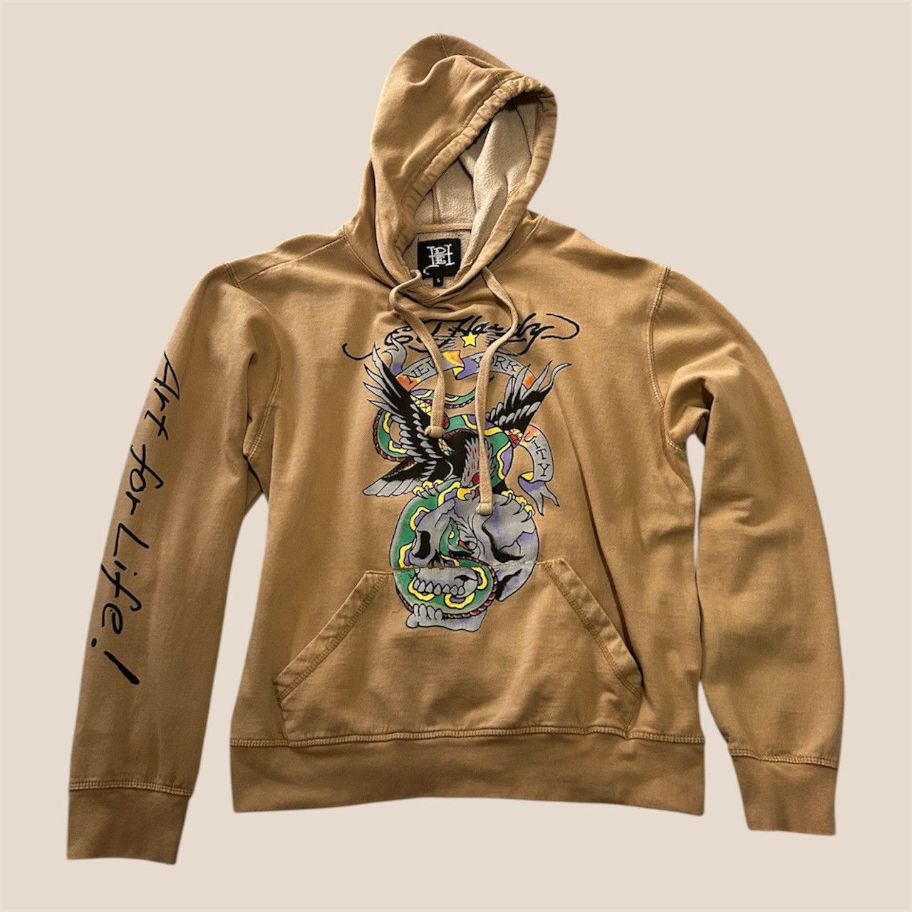 Ed Hardy Ed Hardy NYC Eagle Skull Fleece Hoodie Size US S / EU 44-46 / 1 - 1 Thumbnail