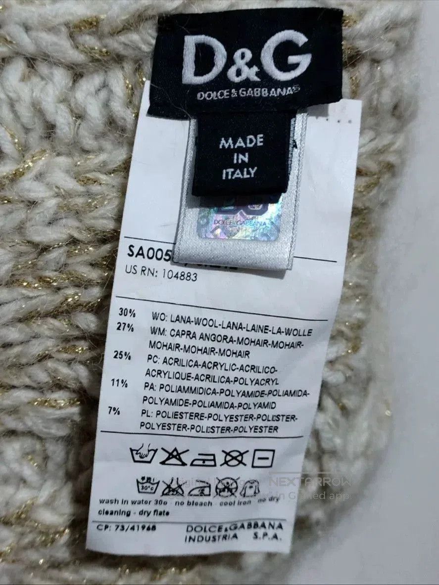 Dolce & Gabbana D&G Wool Scarf Made in Italy. Size ONE SIZE - 3 Thumbnail