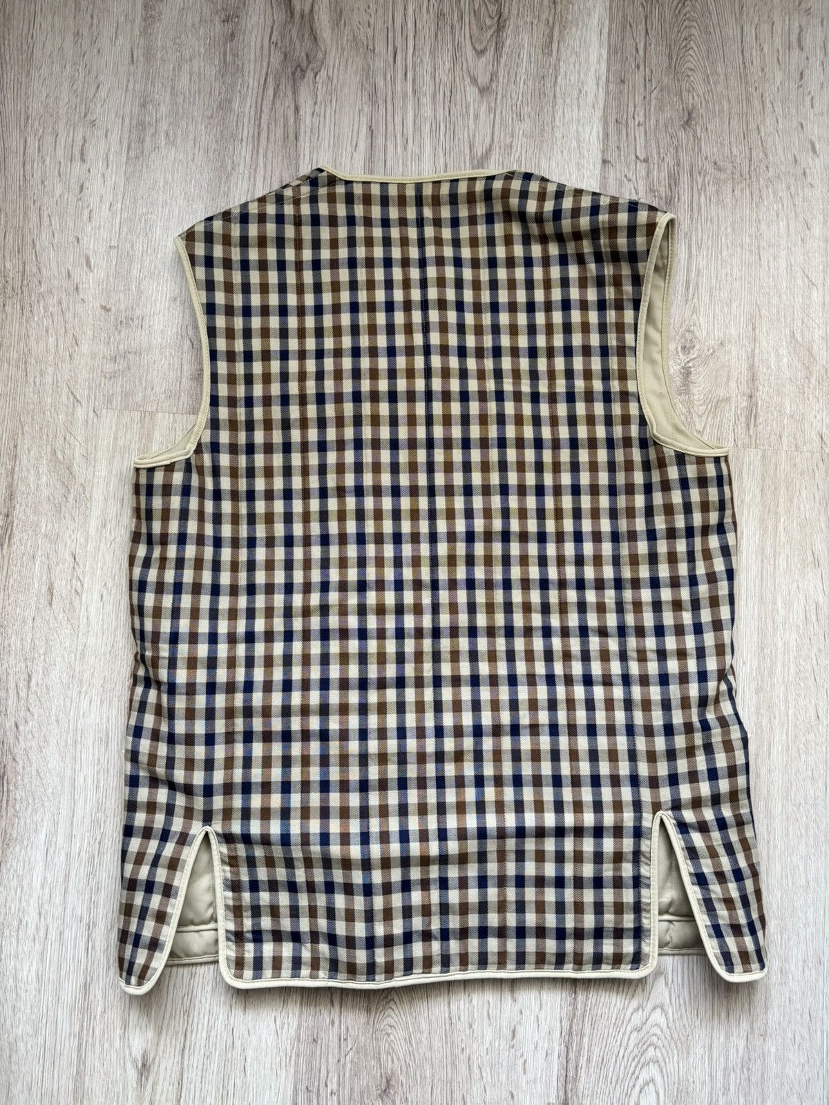 Aquascutum Rare vintage reversible Aquascutum vest Size M / US 6-8 / IT 42-44 - 21 Thumbnail
