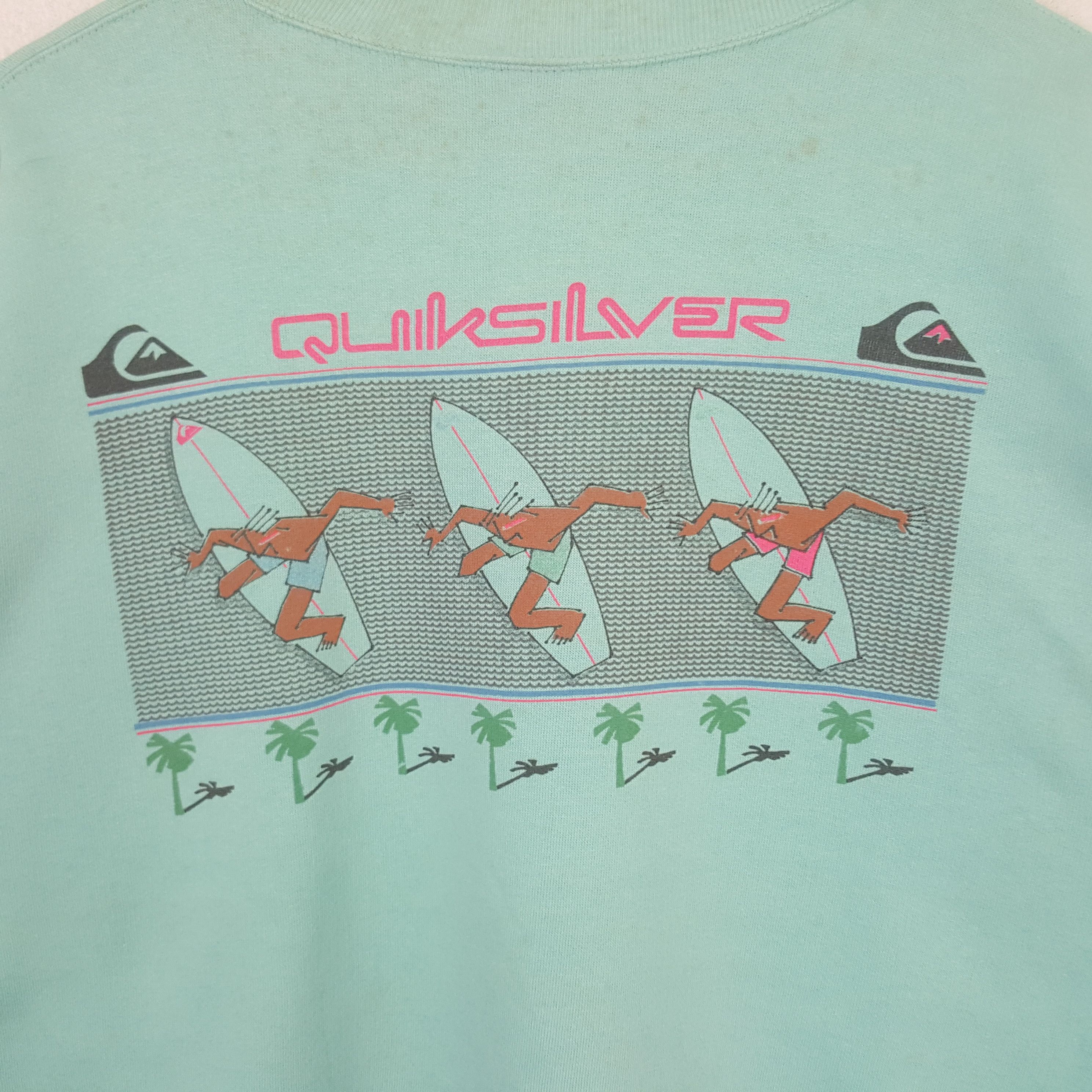 Quiksilver Vintage Quiksilver Surfing Style Hawaii Sweatshirt RR25 Size US L / EU 52-54 / 3 - 2 Thumbnail