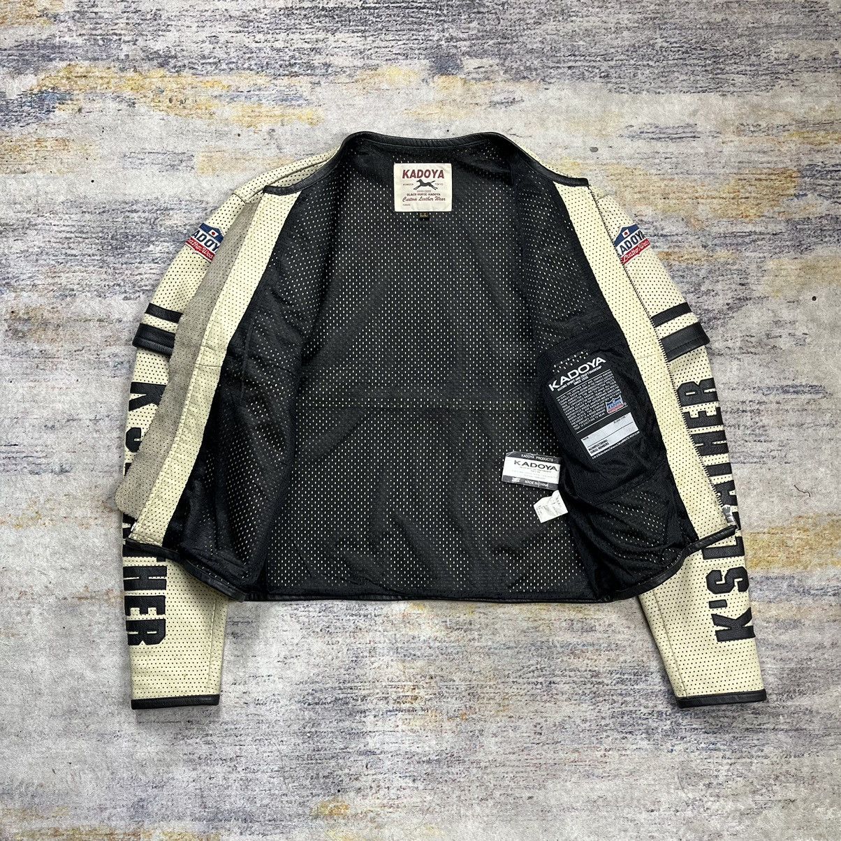 Kadoya Vintage K’s Kadoya black horse racing team leather jacket Size US M / EU 48-50 / 2 - 9 Thumbnail