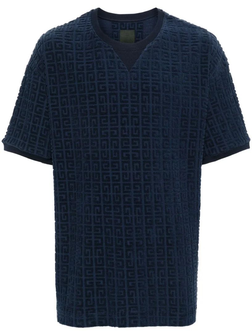 Givenchy o1w1db10426 Standard Short Sleeve T-Shirt in Navy Size US XXL / EU 58 / 5 - 1 Thumbnail