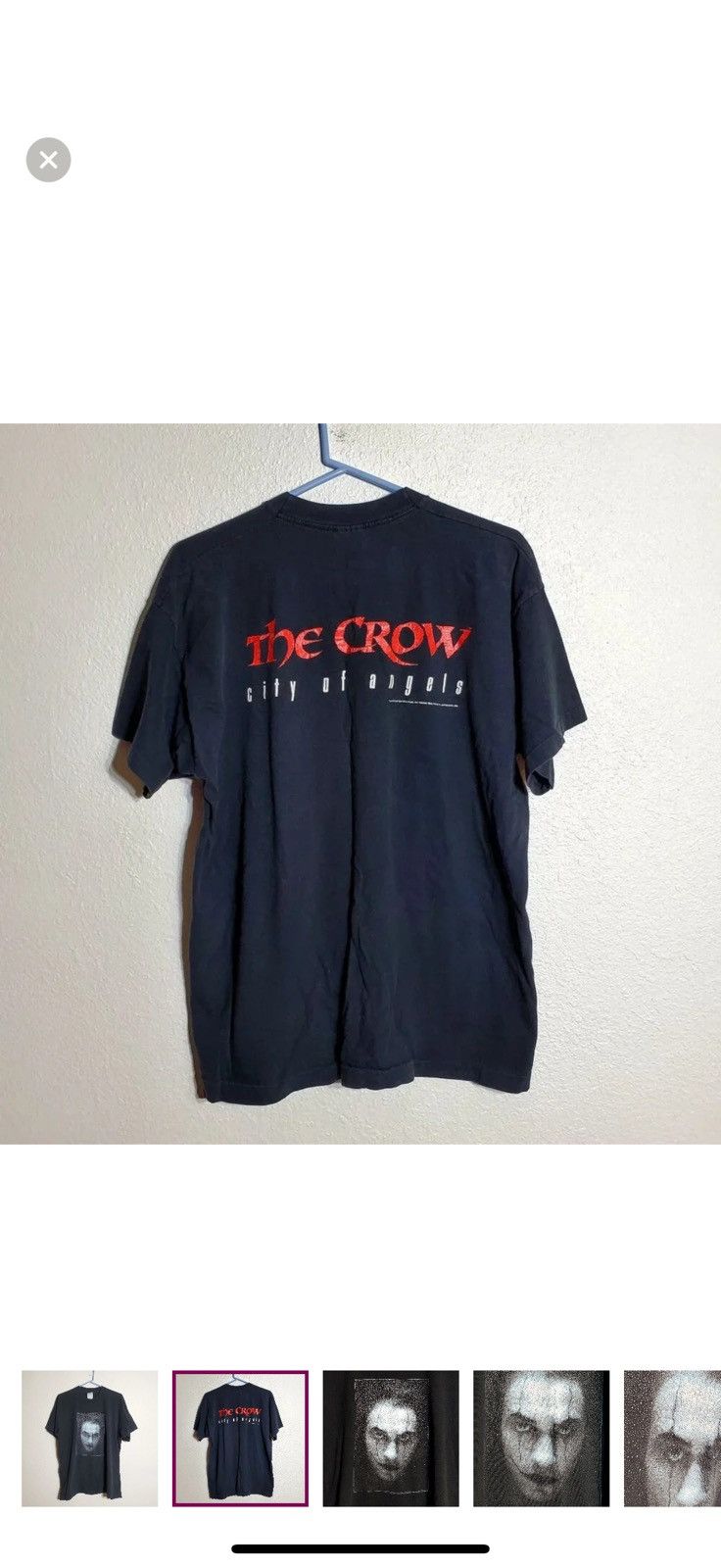 Other Original The Crow Movie Shirt Size US XL / EU 56 / 4 - 2 Thumbnail