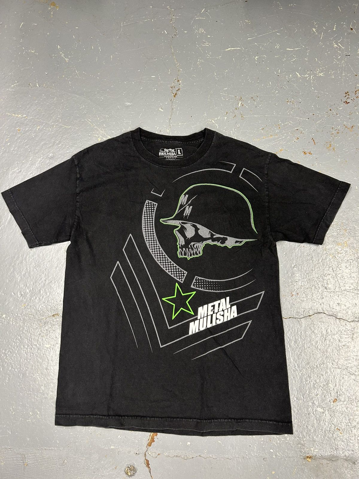 Affliction × Metal Mulisha × Vintage Crazy Vintage Y2K Cyber Metal Mulisha Affliction Tee Shirt Size US L / EU 52-54 / 3 - 1 Thumbnail