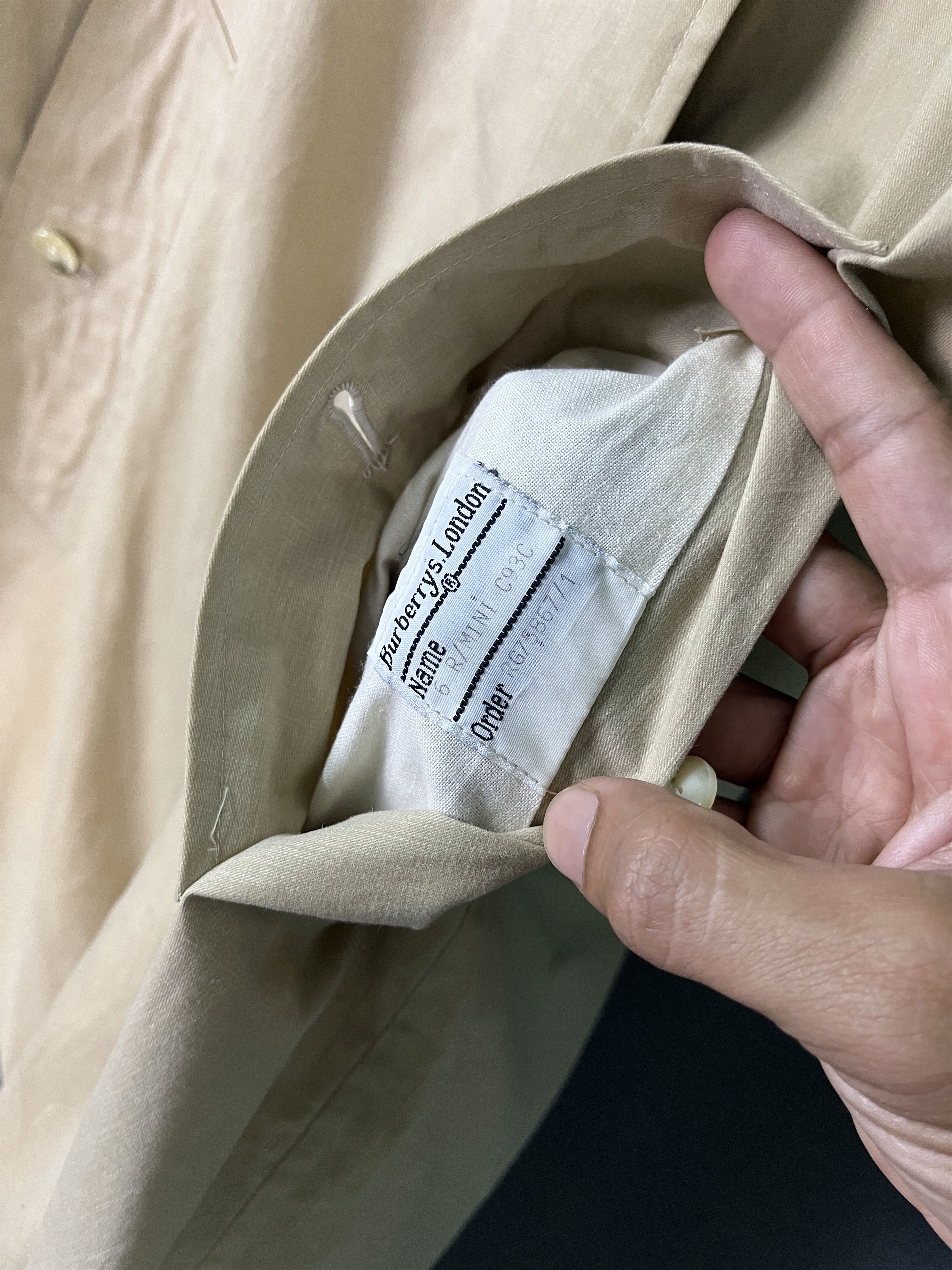 Burberry Prorsum Vintage Made in England Burberrys Trench Coat Beige Size US M / EU 48-50 / 2 - 14 Thumbnail