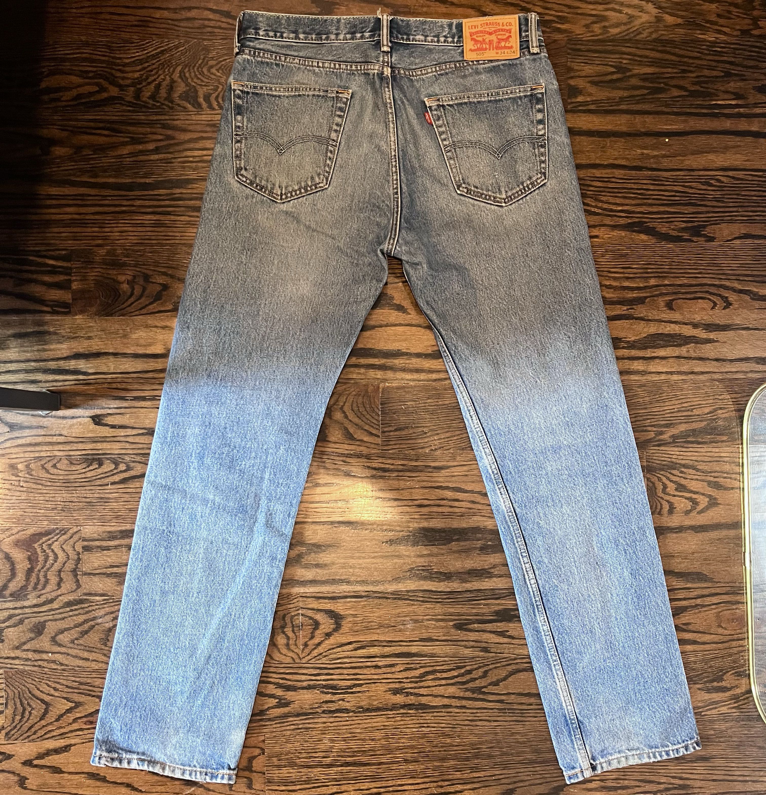 Levi's Levi's 505 Denim Jeans W34 x L34 Size US 34 / EU 50 - 2 Thumbnail