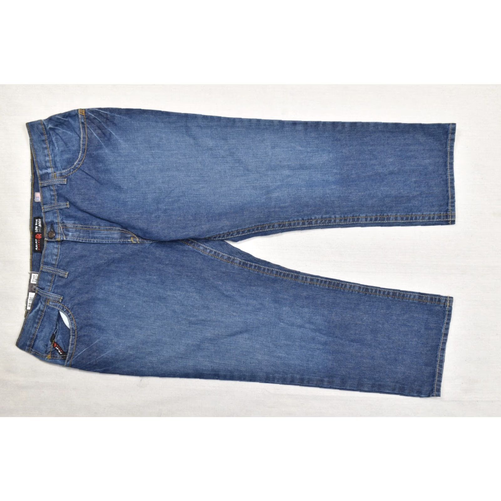 Ariat Ariat FR M4 Low Rise Boot Cut Flame Resistant Jeans Men's 48x30 Blue Denim NWT Size US 32 / EU 48 - 7 Thumbnail