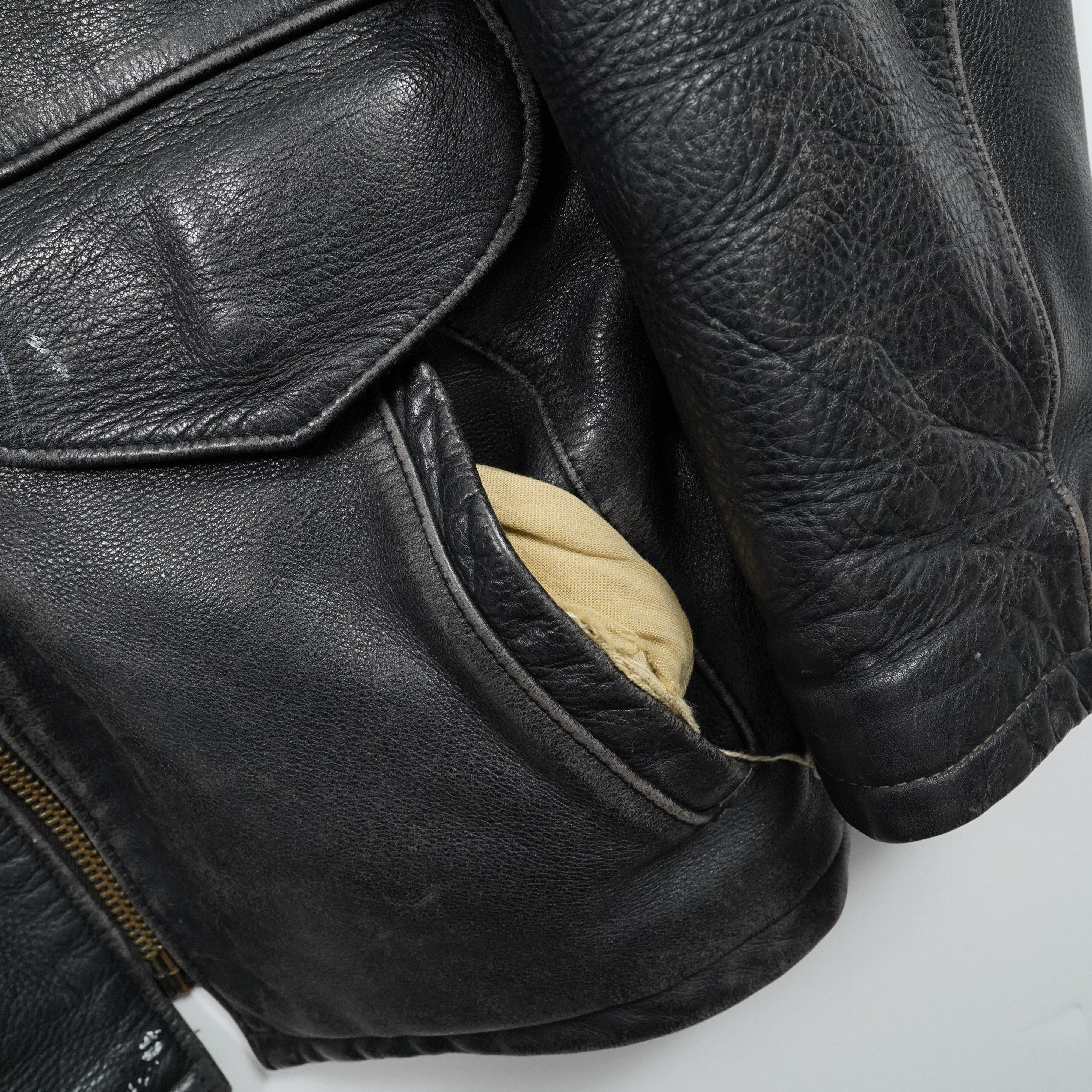 Schott Vintage Schott 685 Leather Car Coat Jacket Black USA Sz 40 Size US M / EU 48-50 / 2 - 8 Thumbnail