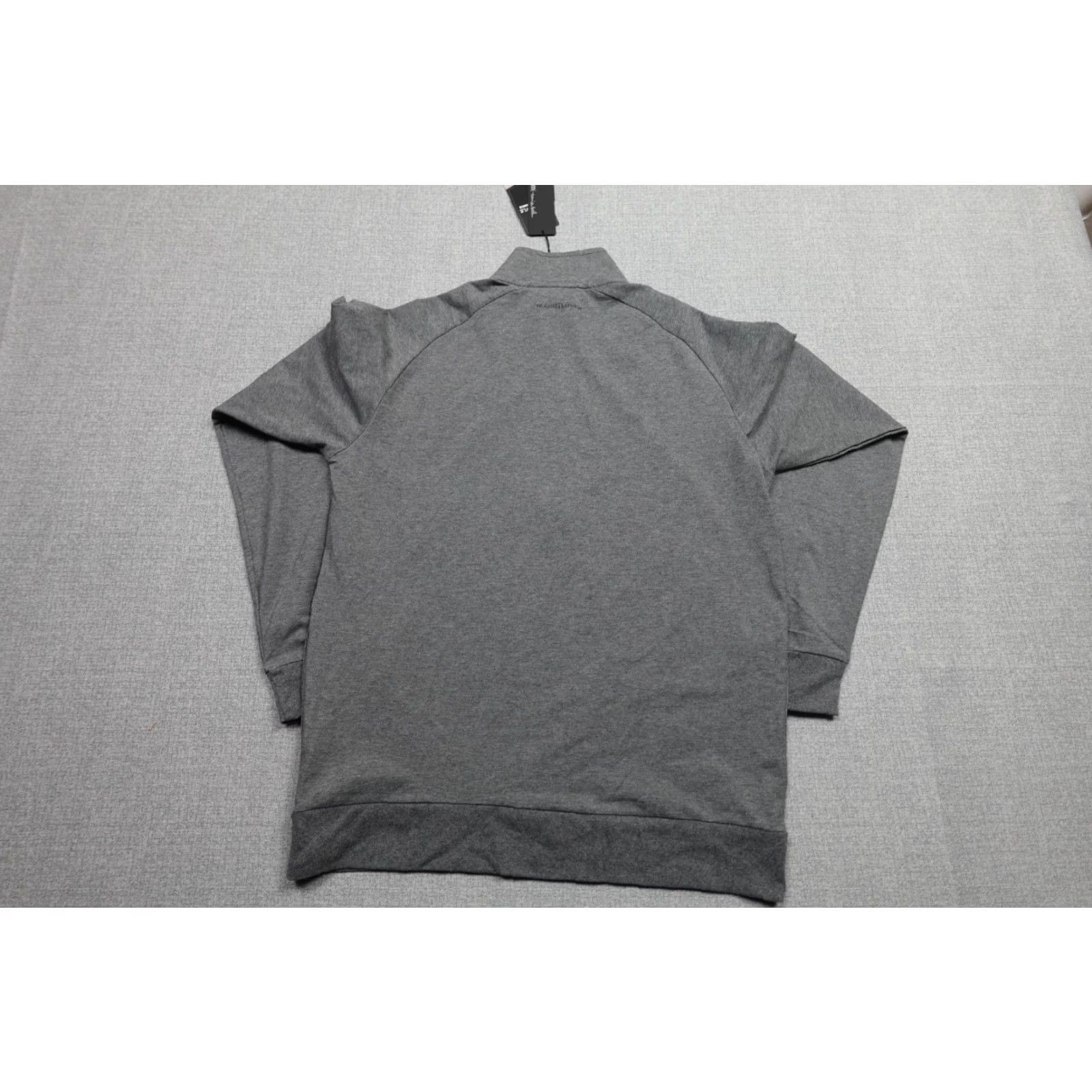 TravisMathew Travis Mathew Quater Zip Mens Large Gray Sweater Pullover Golf Performance Wave Size US L / EU 52-54 / 3 - 5 Thumbnail