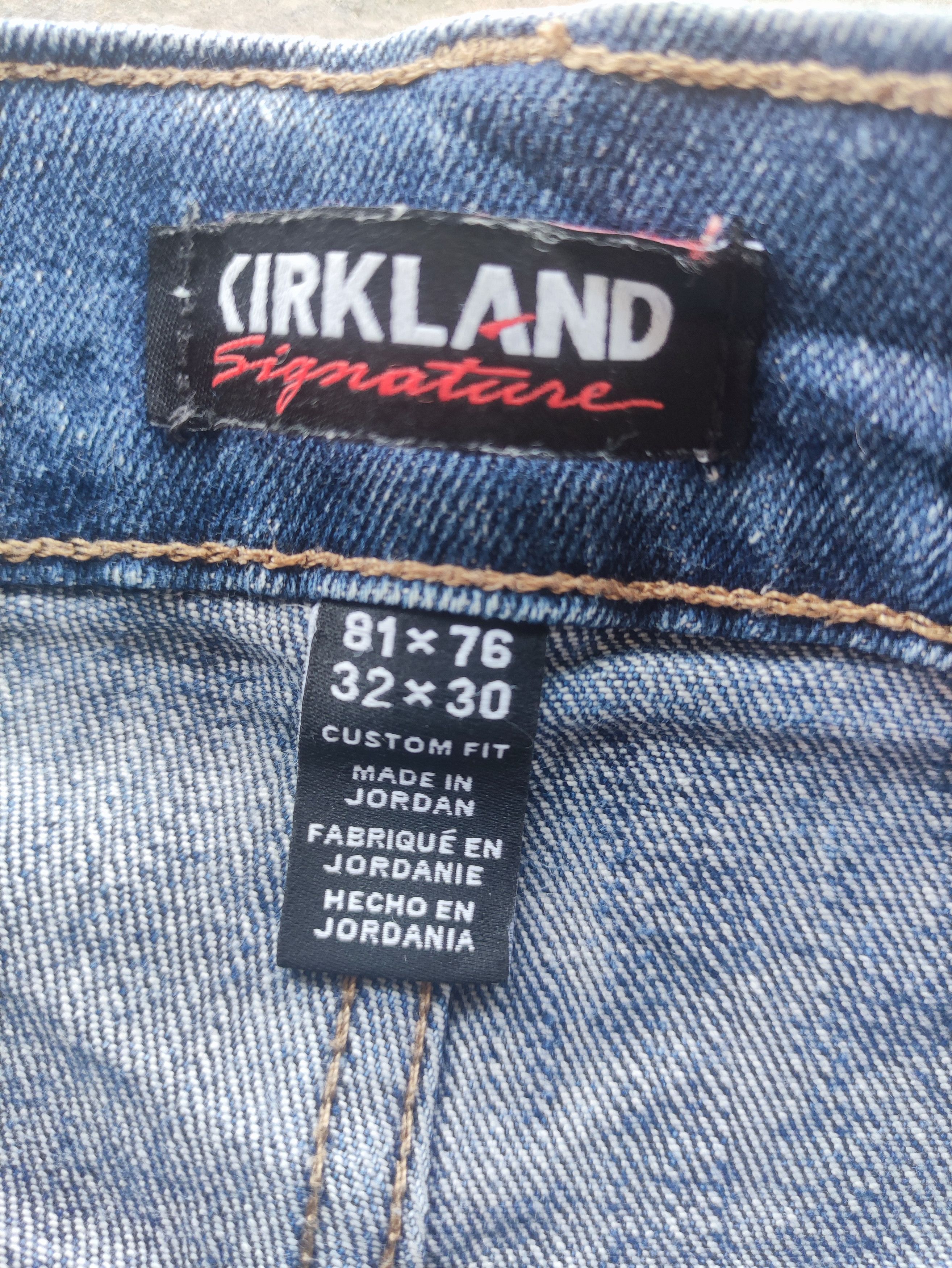 Kirkland Signature Vintage Kirkland Brand Distressed Faded Denim Pants Size US 33 - 8 Thumbnail