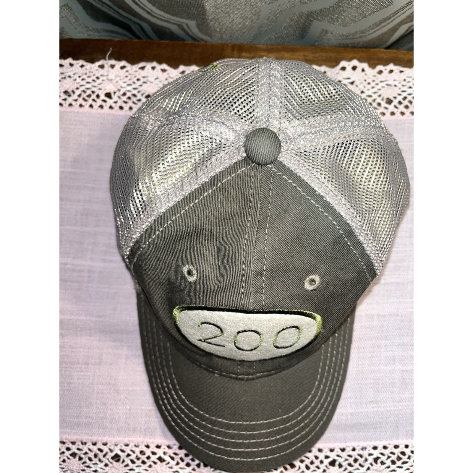 Vintage VINTAGE Lipari Trucker Hat Adult Adjustable Gray USA Outdoor Casual Mens Size ONE SIZE - 4 Thumbnail