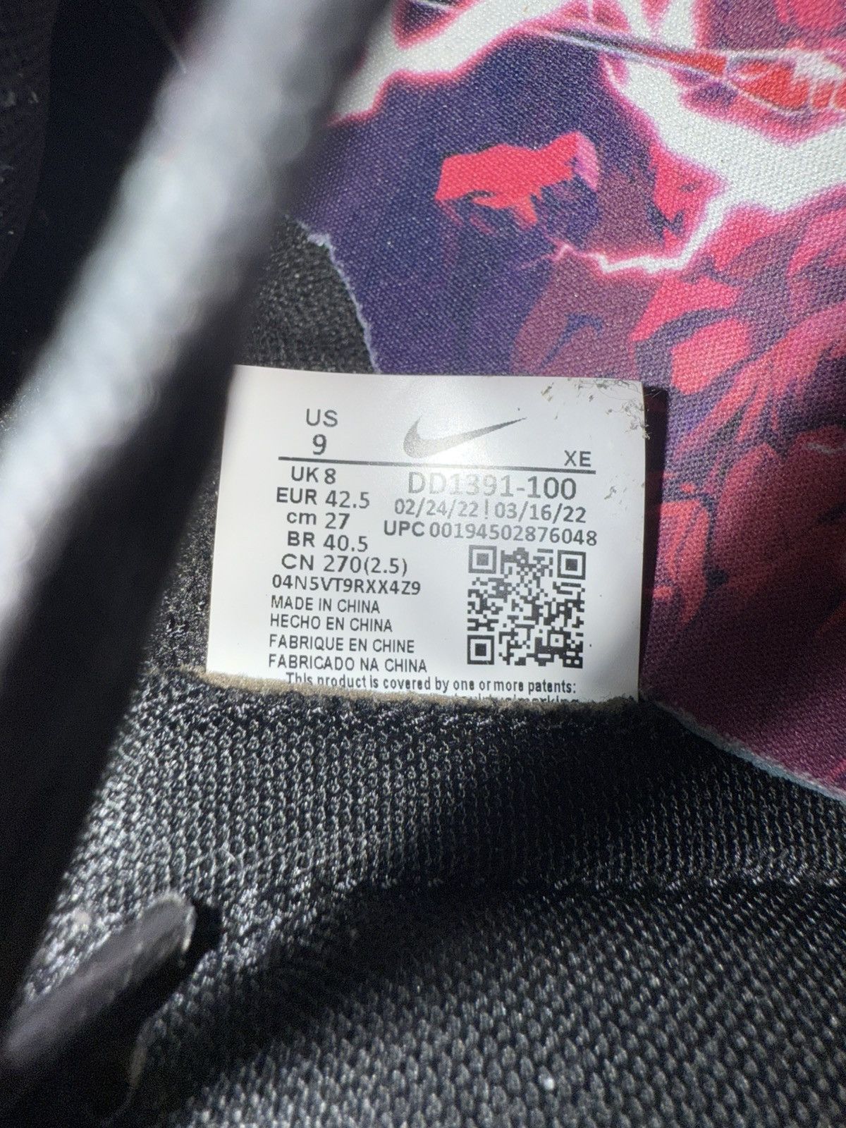 Nike Panda dunk low size 9 cooked Size US 9 / EU 42 - 6 Thumbnail
